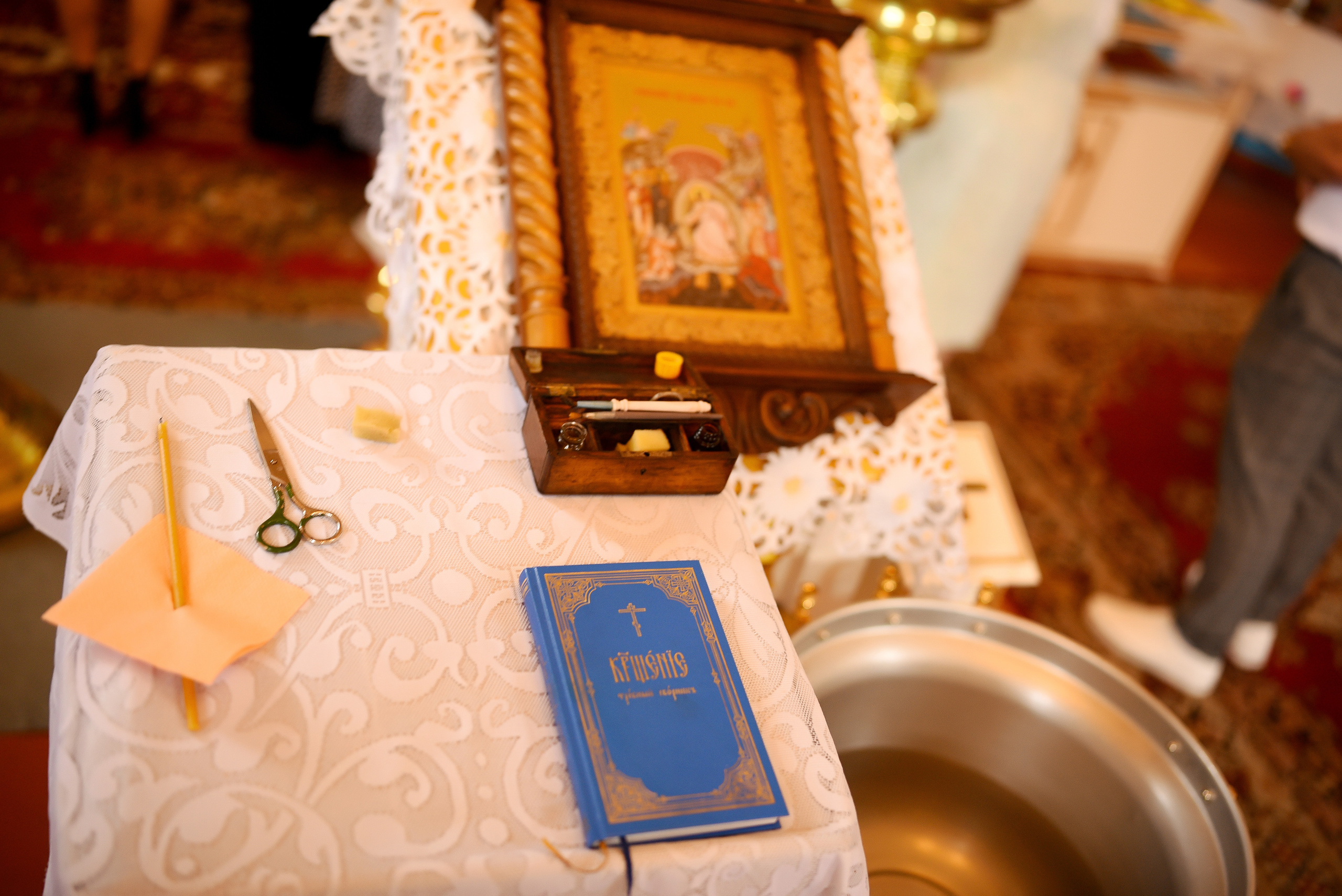 Крещение. Семейный и детский фотограф в Слониме Беларусь Вероника Грипич