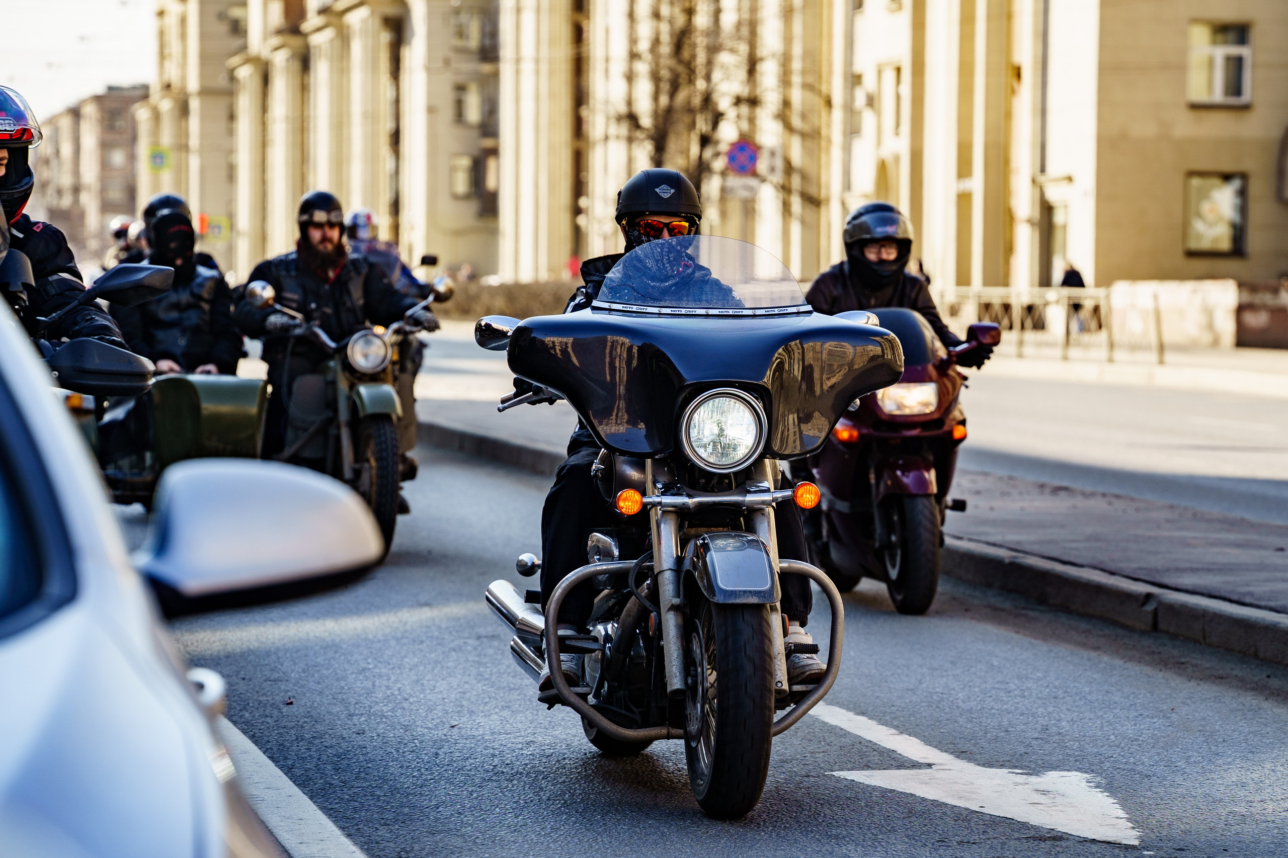 Прохват мотоклуба Norman Riders ч.1. Концертный и репортажный фотограф в Санкт-Петербурге Слава Пахомов