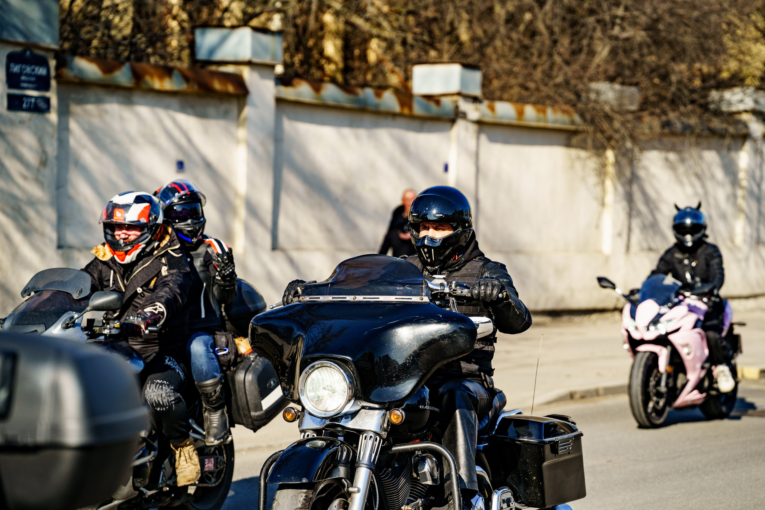 Прохват мотоклуба Norman Riders ч.1. Концертный и репортажный фотограф в Санкт-Петербурге Слава Пахомов