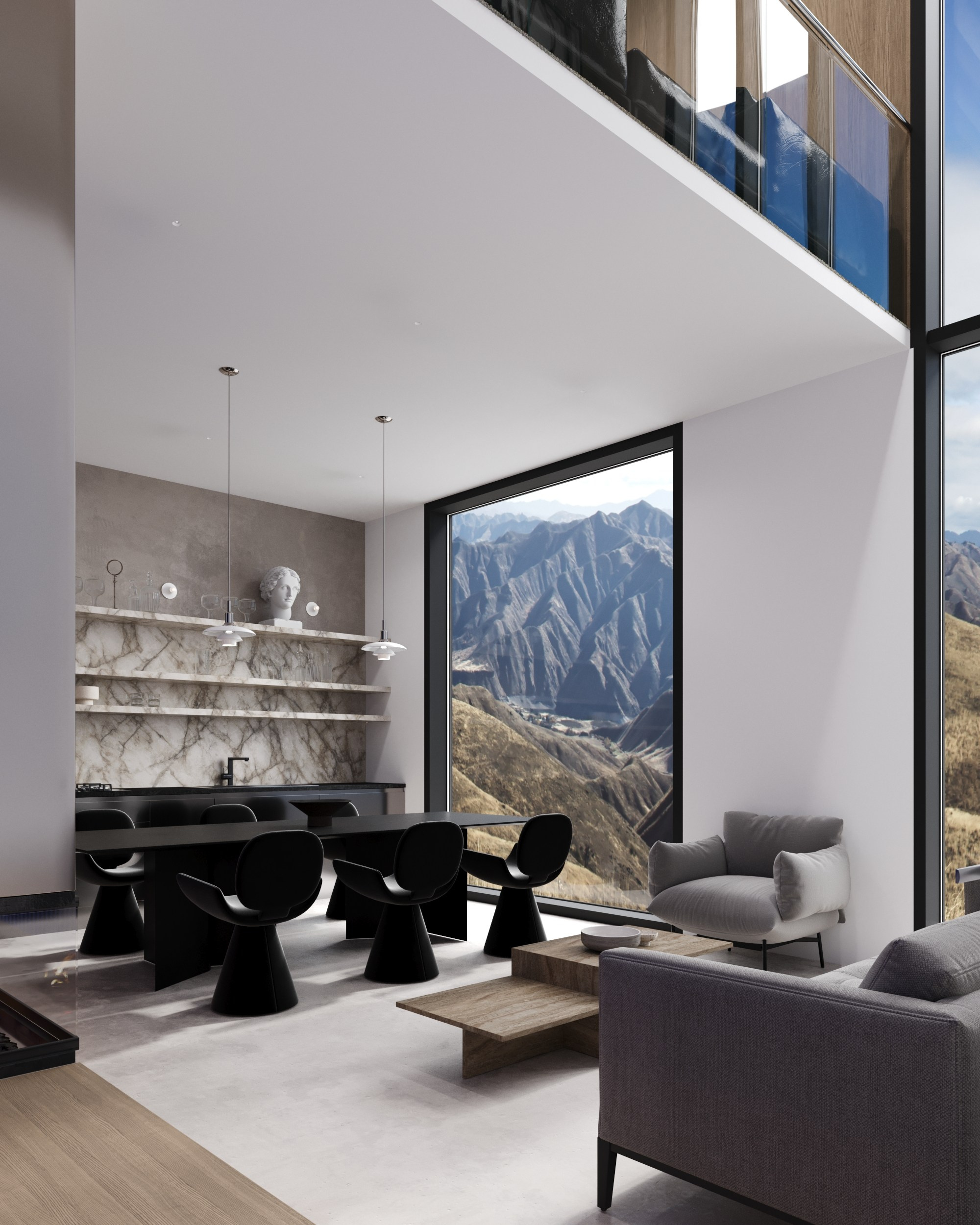 Дом на Алтае, 2023 год, 184 м.кв. BYPRITCHINA | студия дизайна интерьера г. Москва