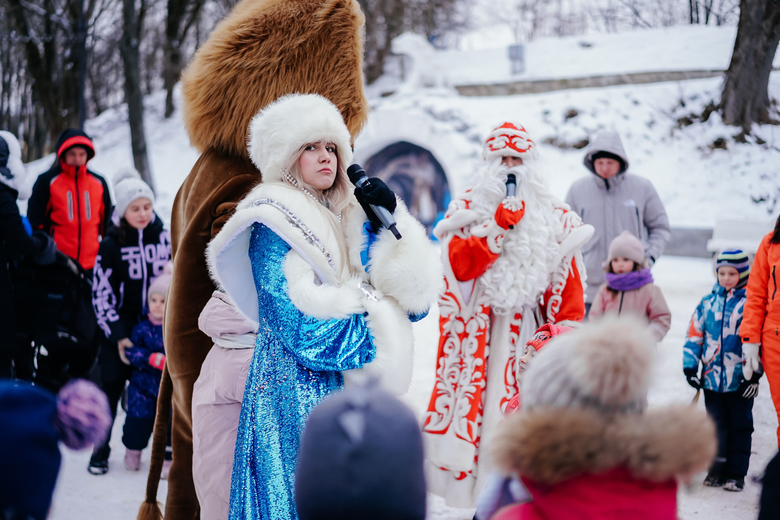 «Предновогодний переполох» Лопатинский сад, 14.12.2024. Фотограф и видеограф Смоленск | Студия Цезарь