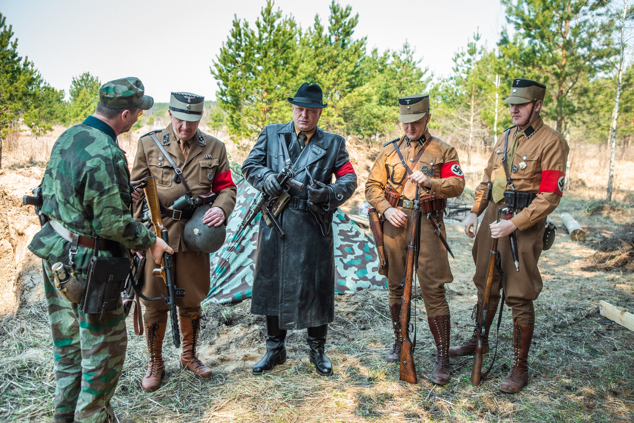 РЕКОНСТРУКЦИЯ БОЯ — ВОВ — БИТВА ЗА ГОРОД. Профессиональный фотограф в Мценске и Орловской области