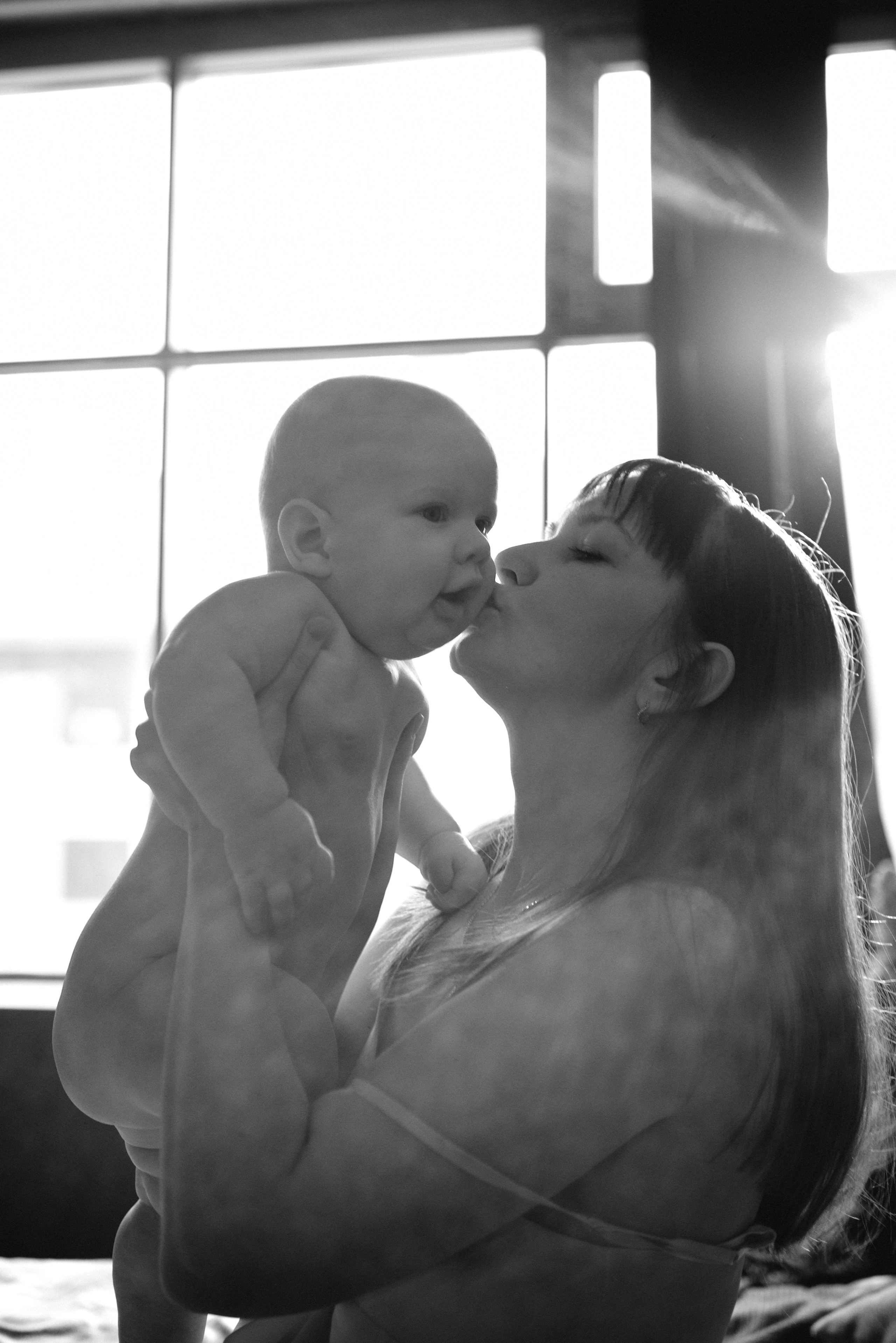 Таня и малыш. Фотограф Людмила Белова