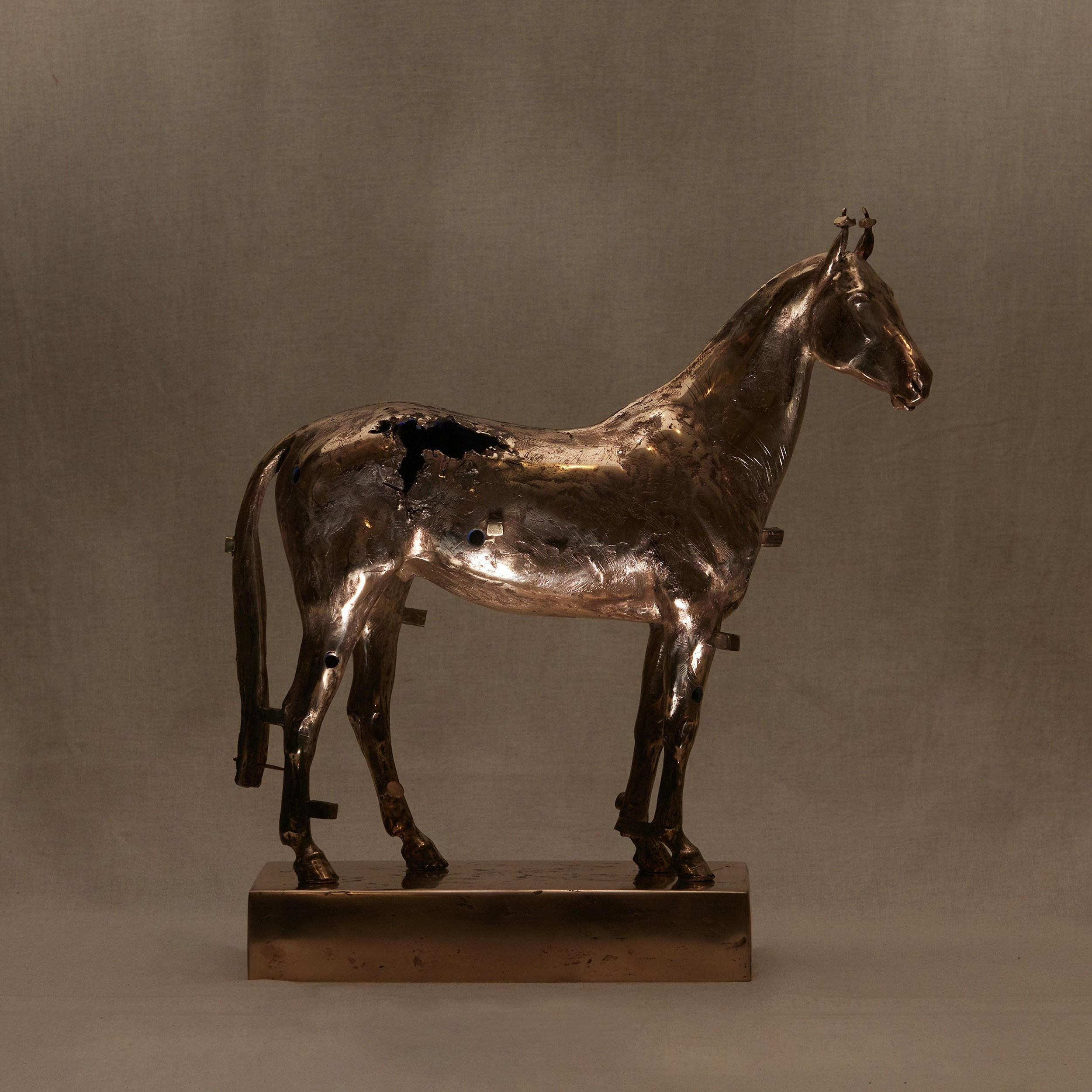 Синяя лошадь номер 2. 2017-2022. Бронза