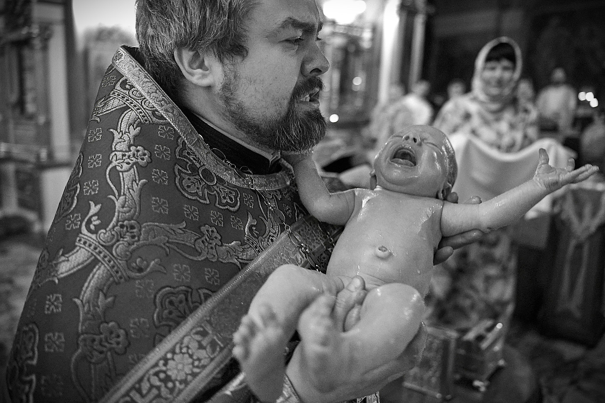 Таинство Крещения на Светлой Седмице. Фотограф в Москве