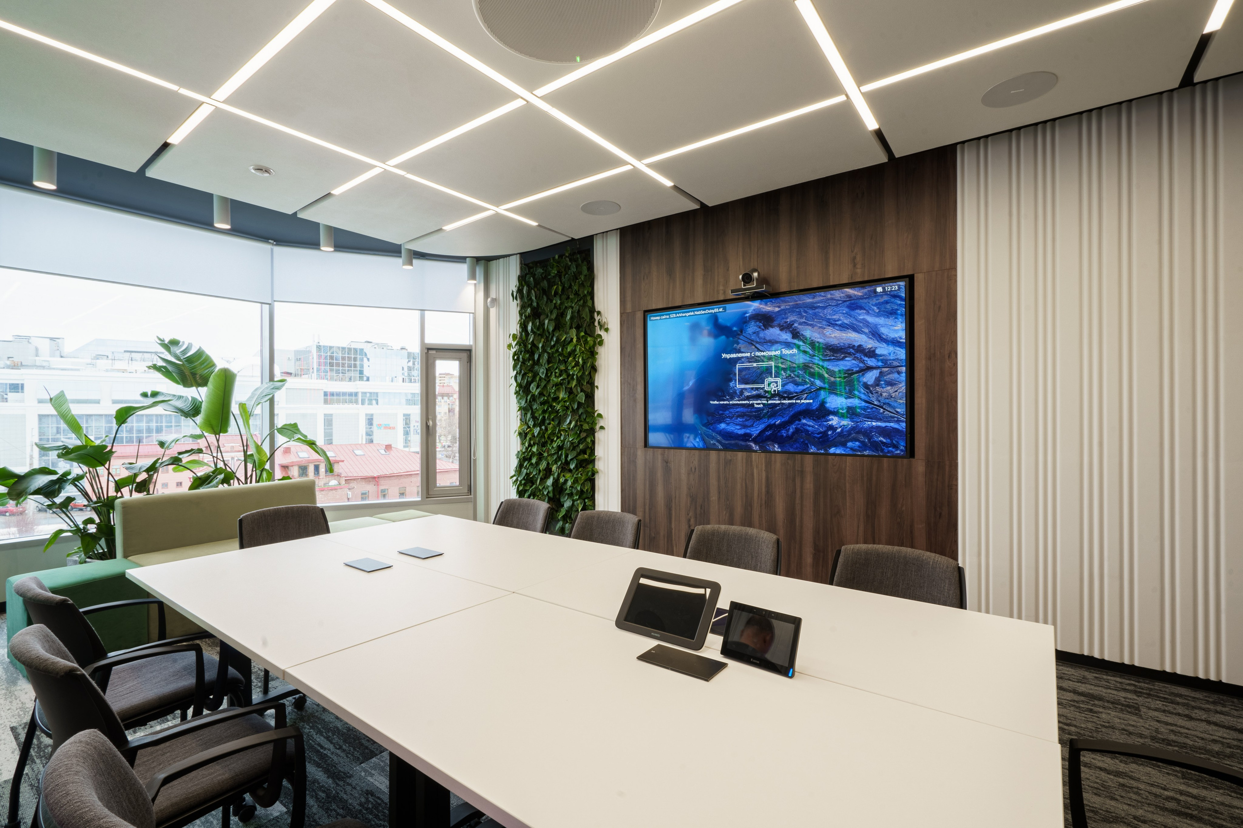 Интерьерная фотосъемка офиса Сбербанка, профессиональный фотограф в Архангельске