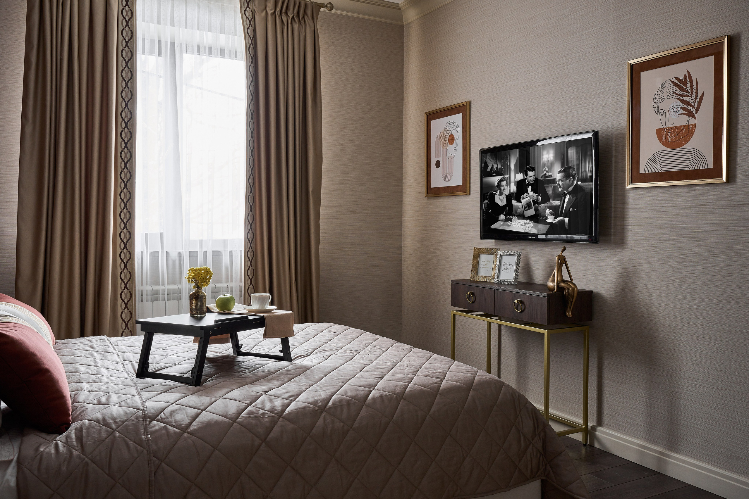 Спальня из проекта Ирины Кумсковой. Бояршинов Антон Интерьерный фотограф/видеограф Москва