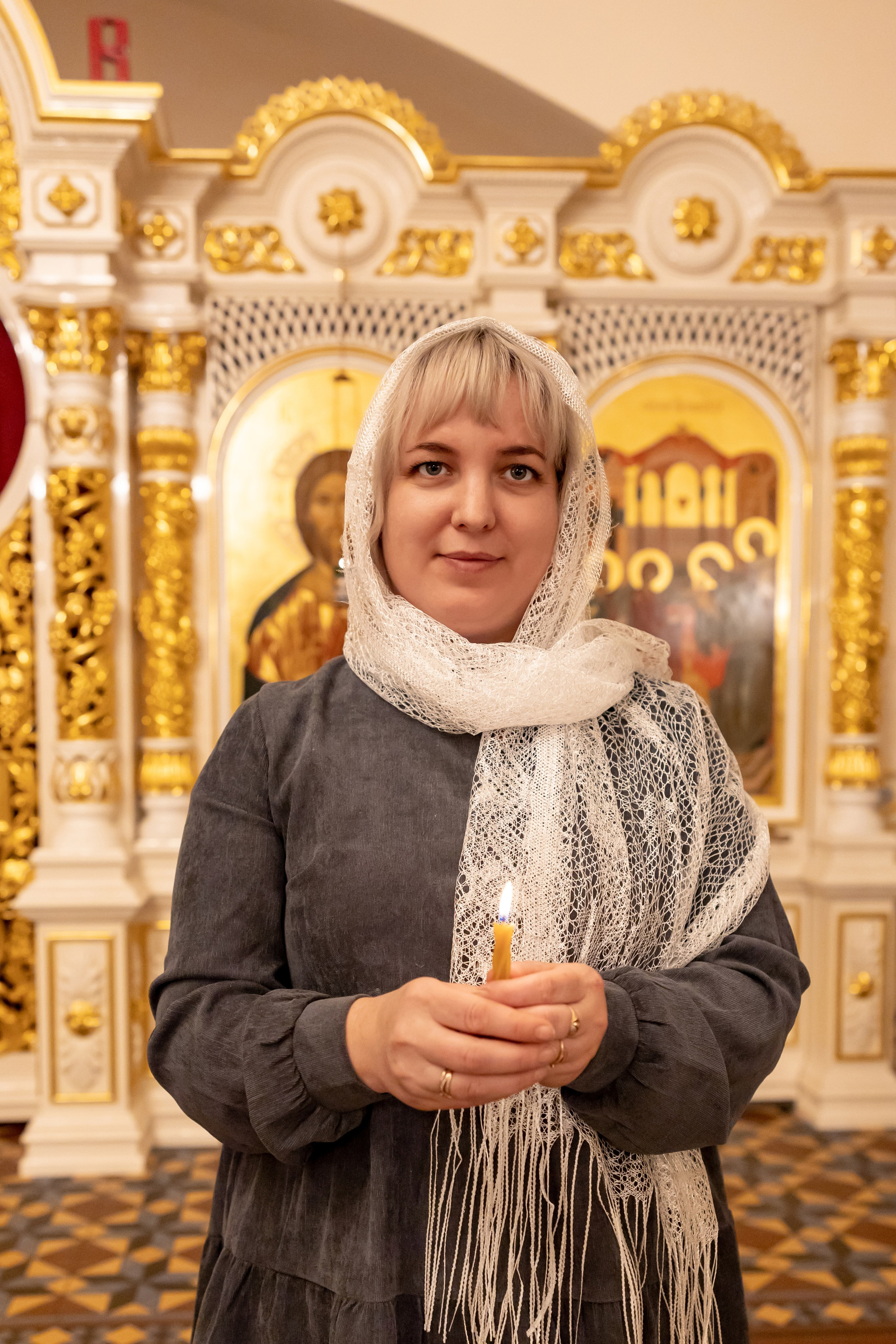 Крещение в Храме Покрова Пресвятой Богородицы. Семейный фотограф в Рязани и Рязанской области