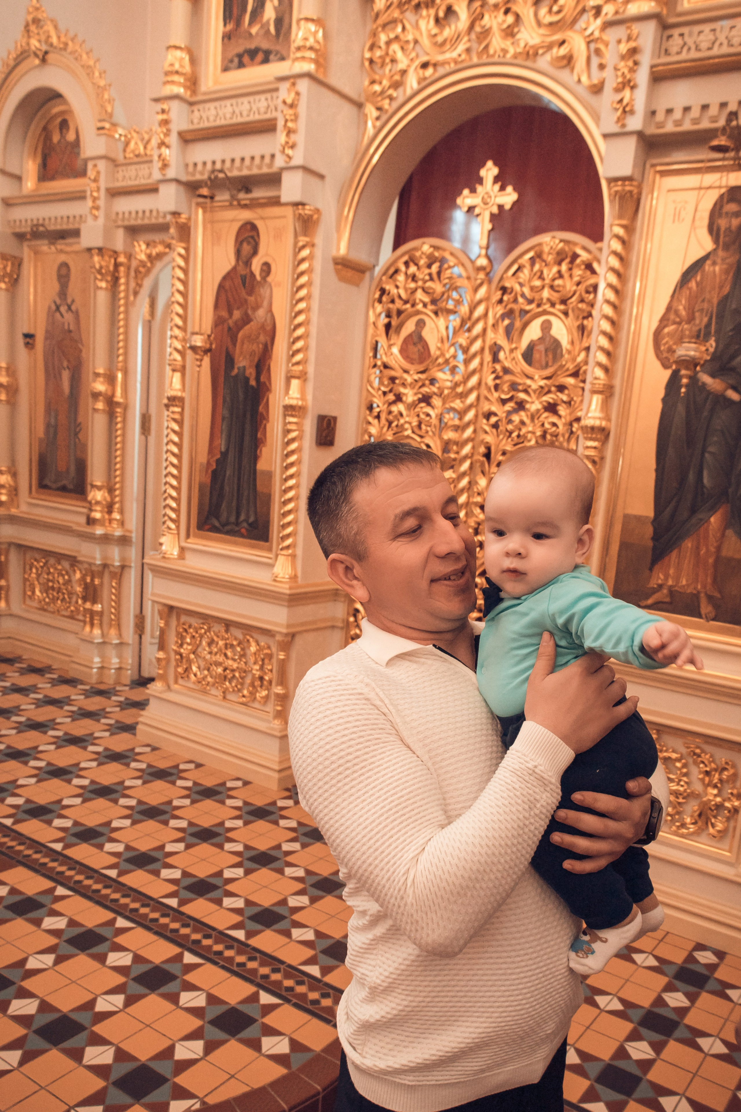 Таинство Крещения Егора. Храм иконы Божией Матери Скоропослушницы. Семейный фотограф в Рязани и Рязанской области