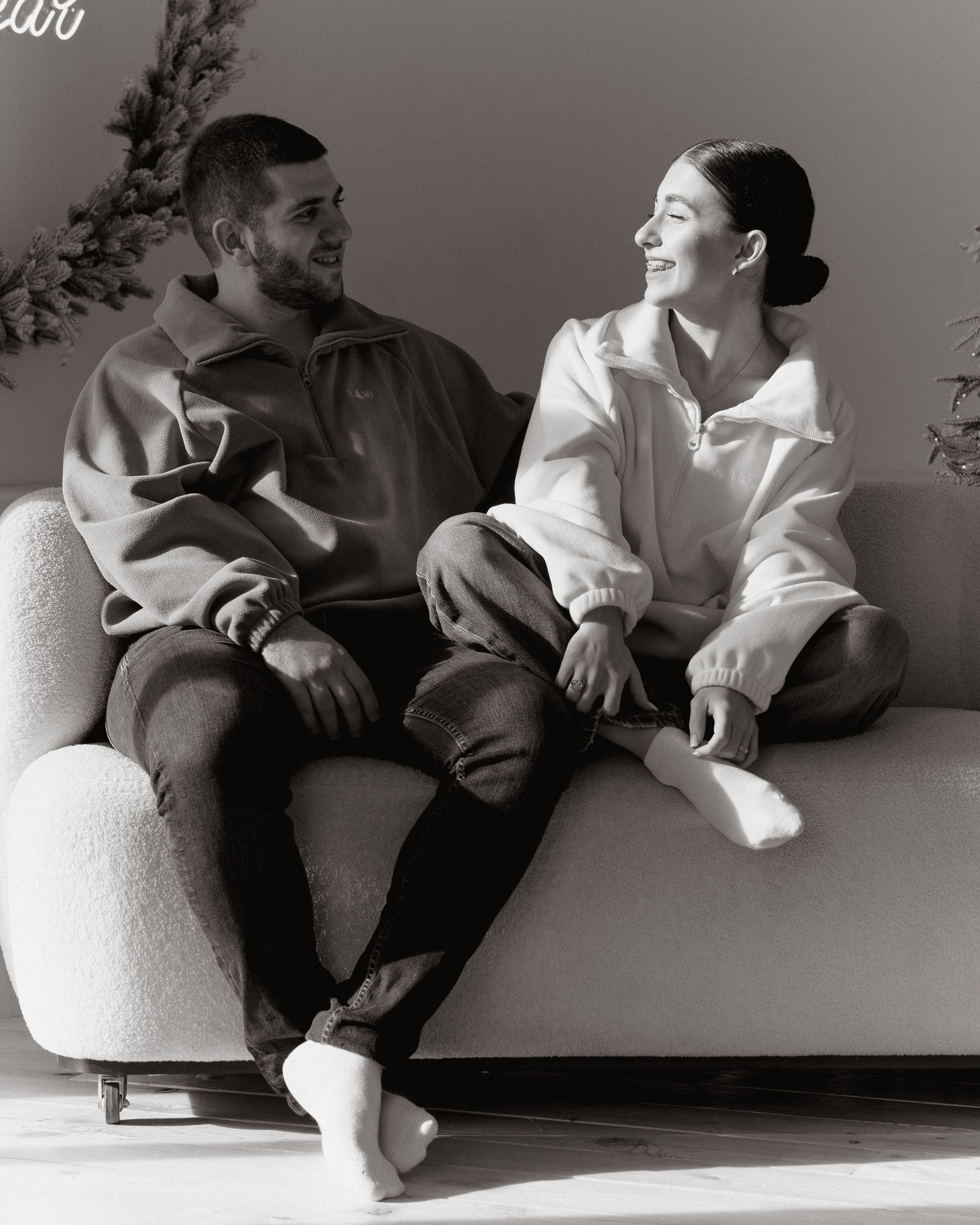 Лав стори новогодняя в студии Modo