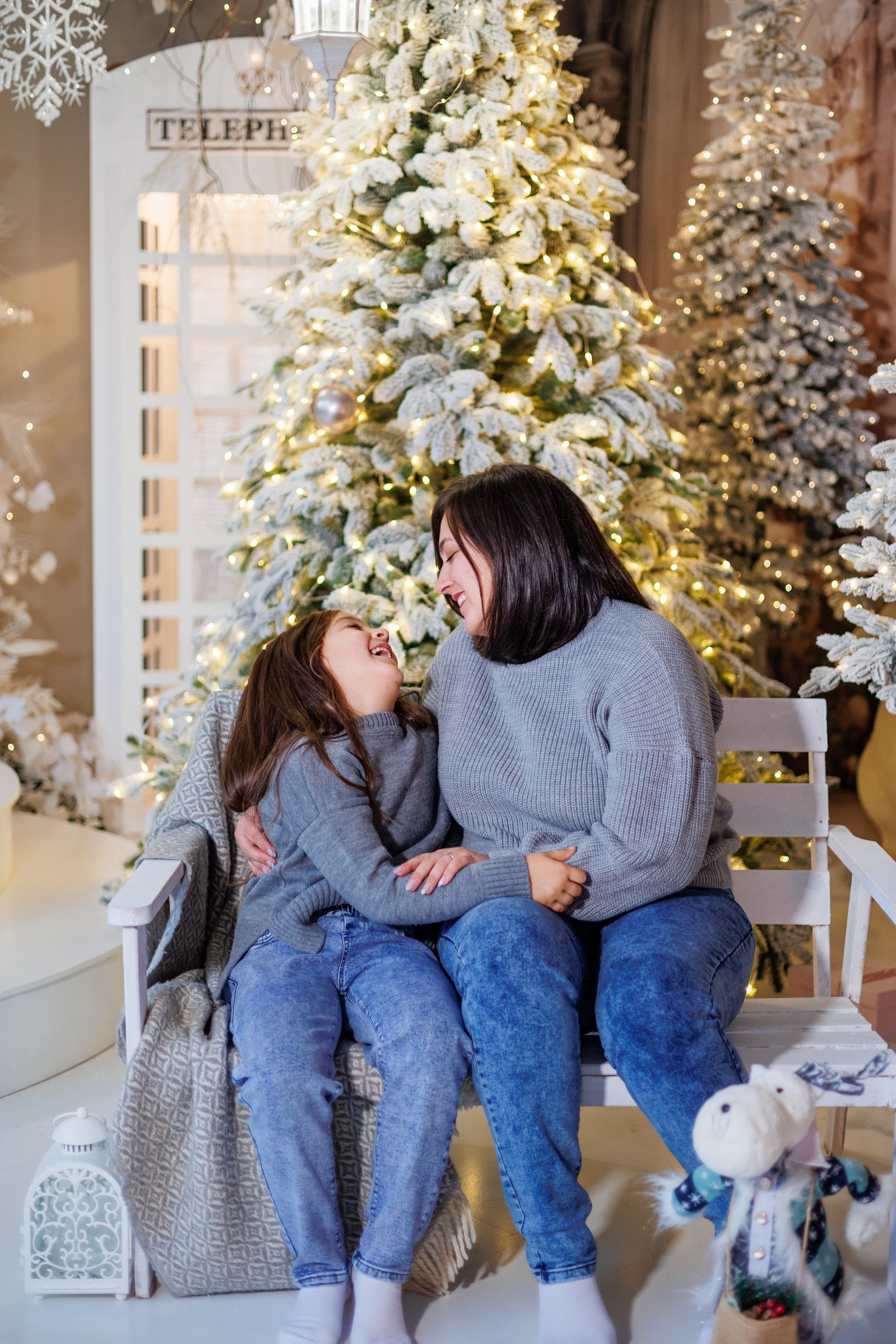 Дарья с детками Новый год25. Свадебный и семейный фотограф в Армавире