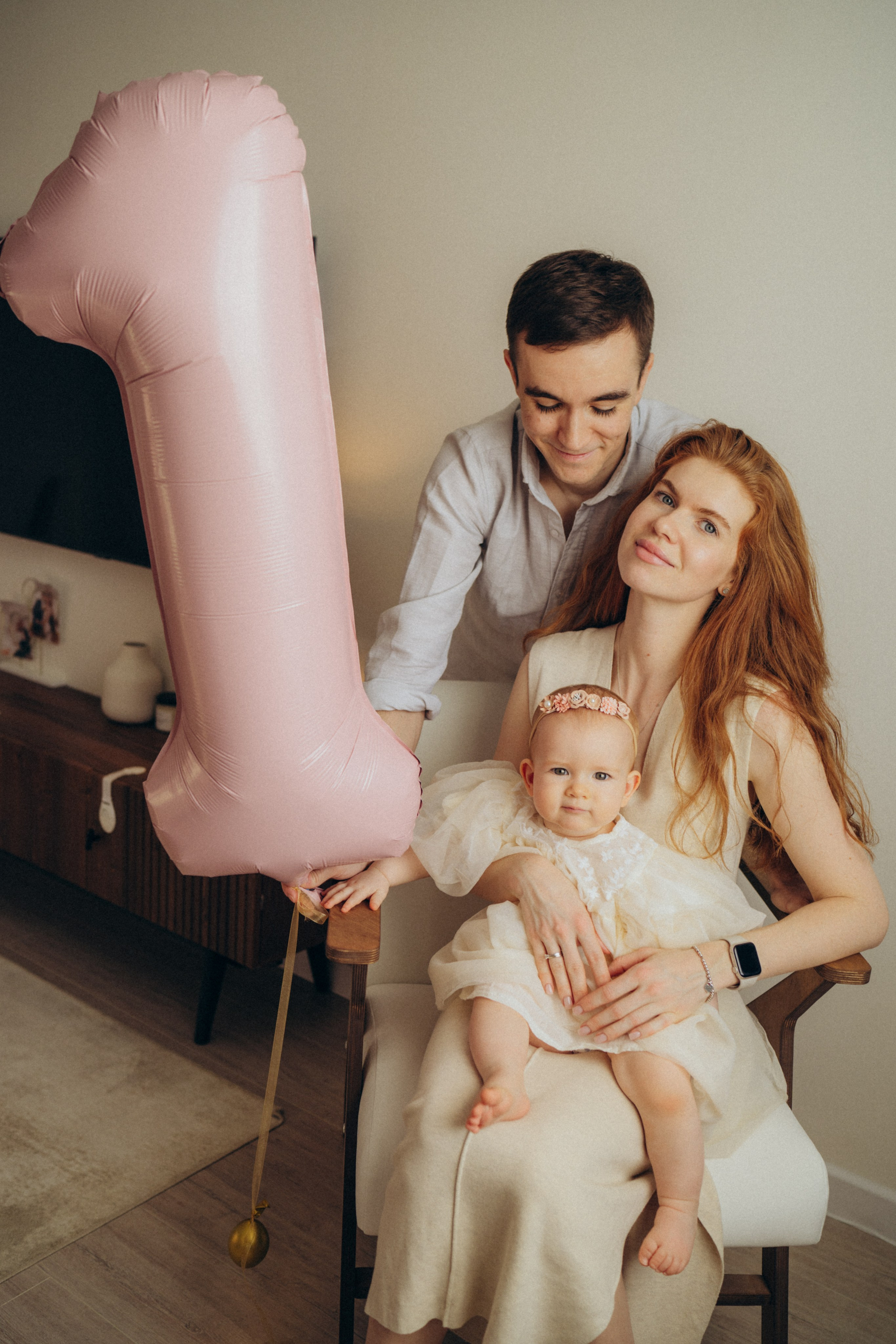 Самый первый день рождения. Семейный фотограф в Москве Елена Гильманова