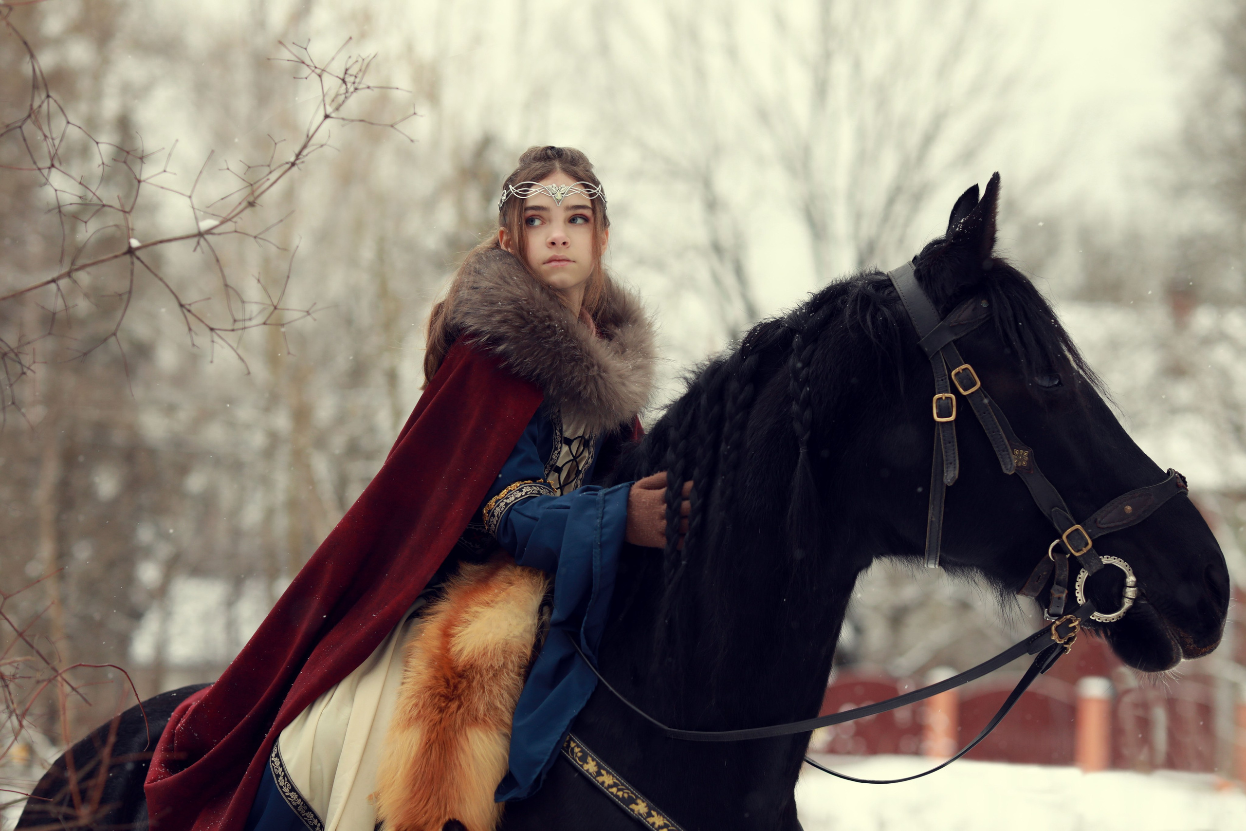 Детская фотосессия от 3х до 12 лет. Фотосессия с лошадьми