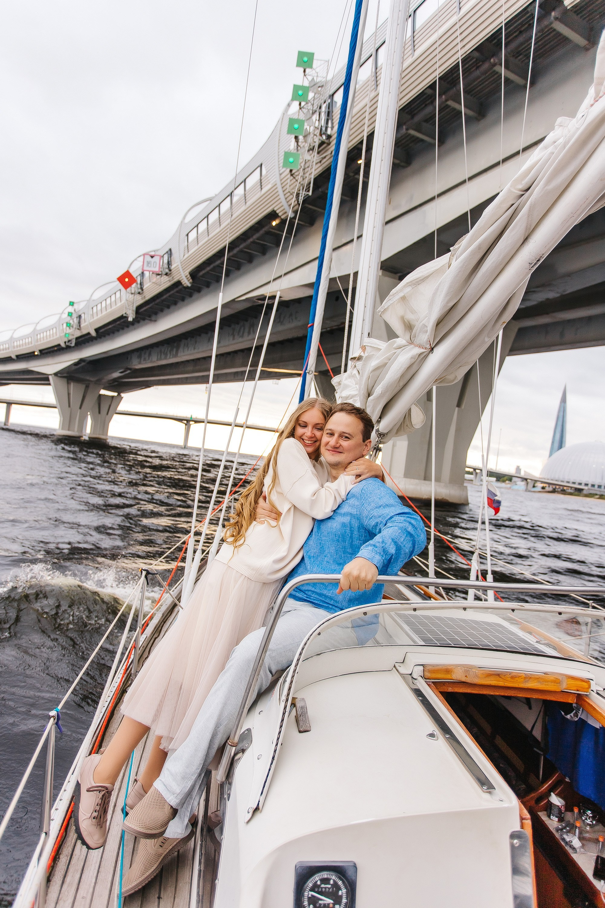 Прогулка на яхте. Фотограф в Санкт-Петербурге Юлия Ласкари