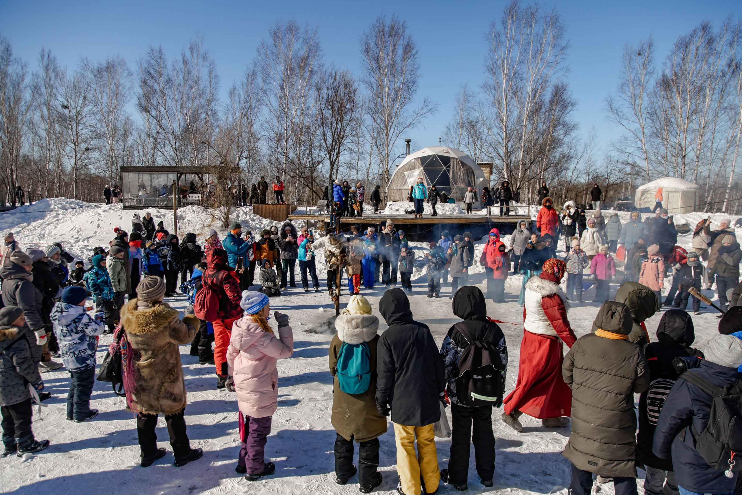 Закрытие масленицы «ДВ Каникулы». МЕДИА-РЕСУРС ХАБАРОВСК / Фотоотчеты / Репортажи / События
