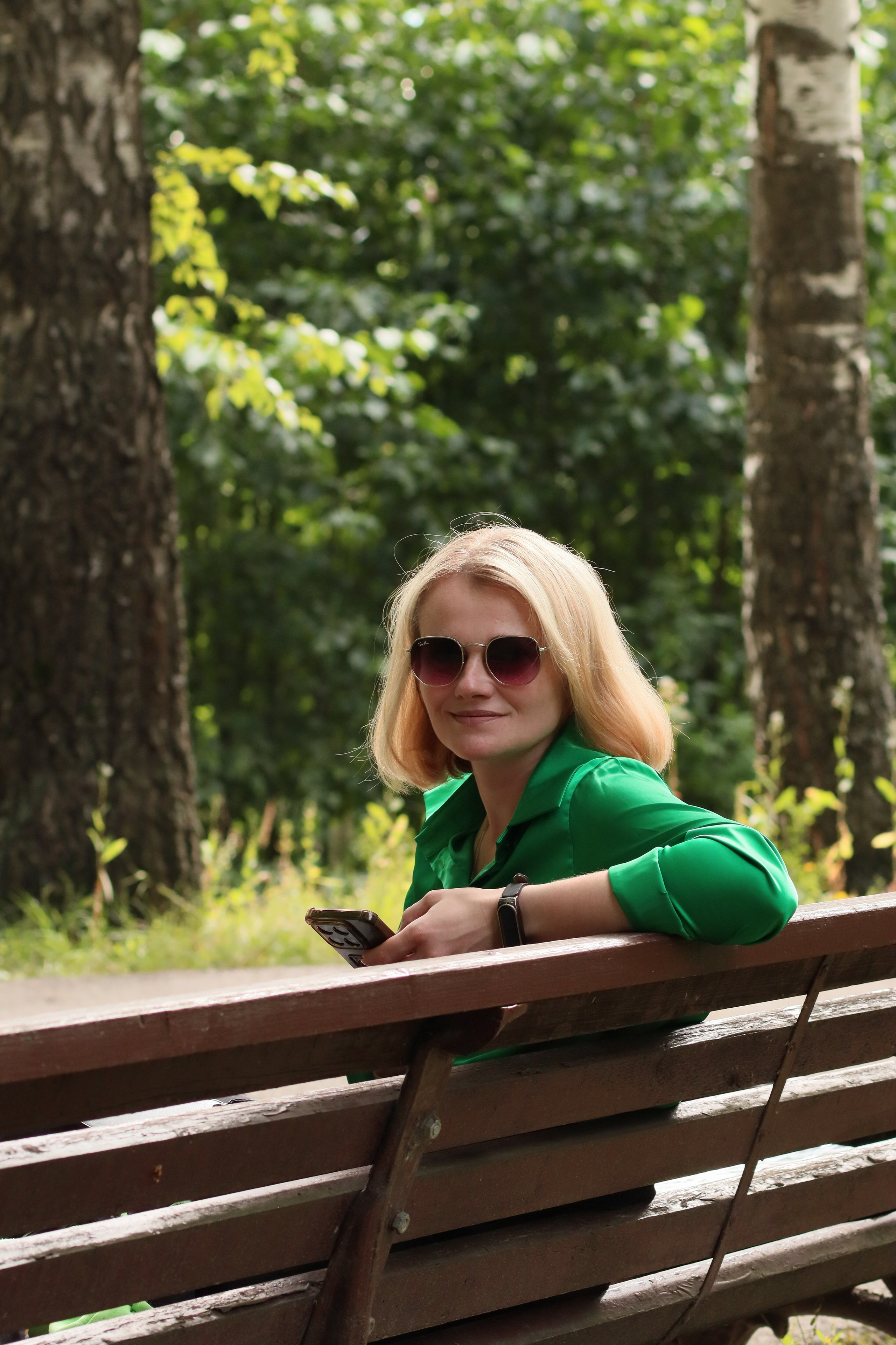 Портрет для Катерины. Солнечная прогулка по парку. Семейный и детский фотограф Майя Гришина