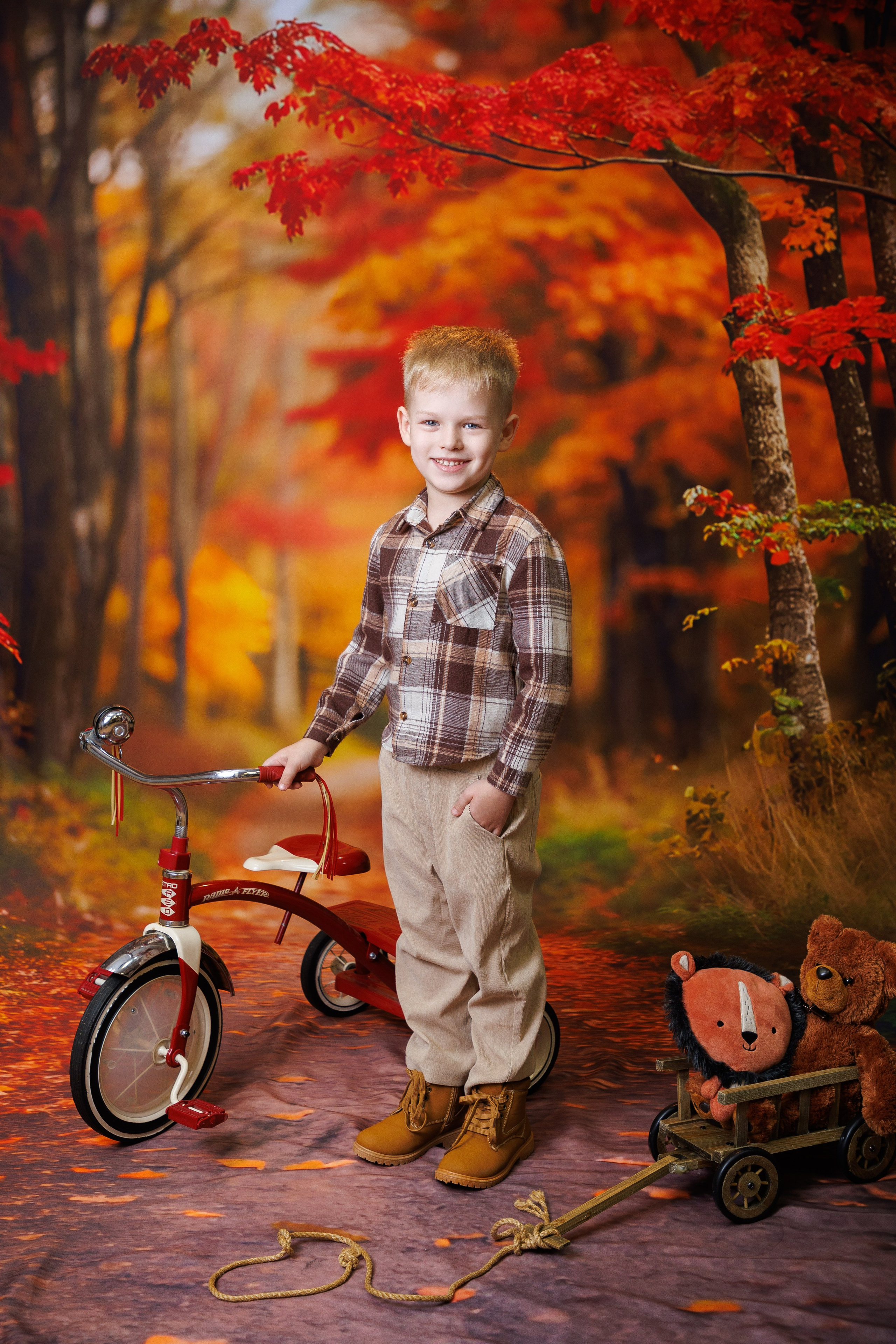 Велосипед. Детская фотостудия Москва