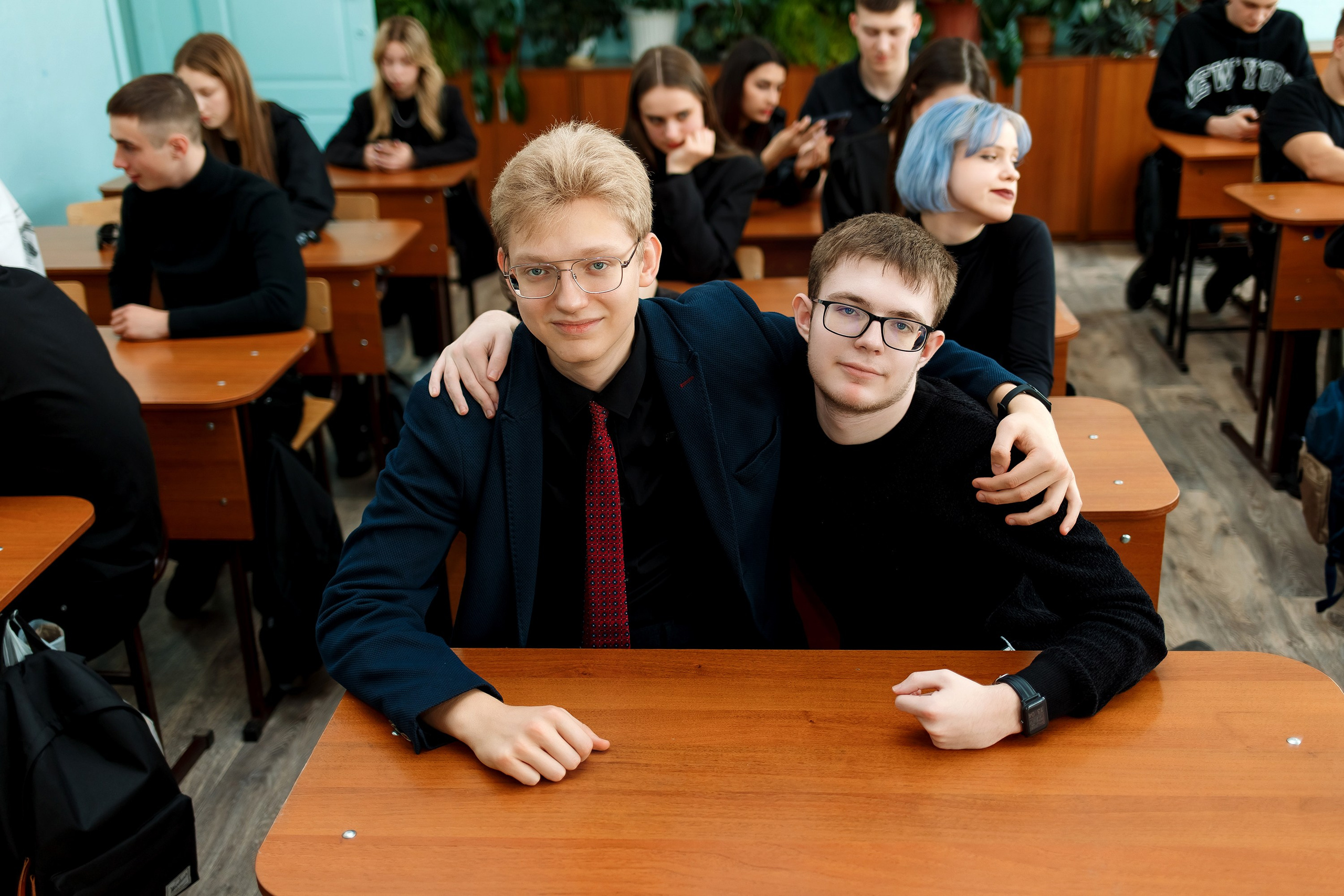 11 класс съемка в школе. Фотограф Любовь Корниенко, Примоский край