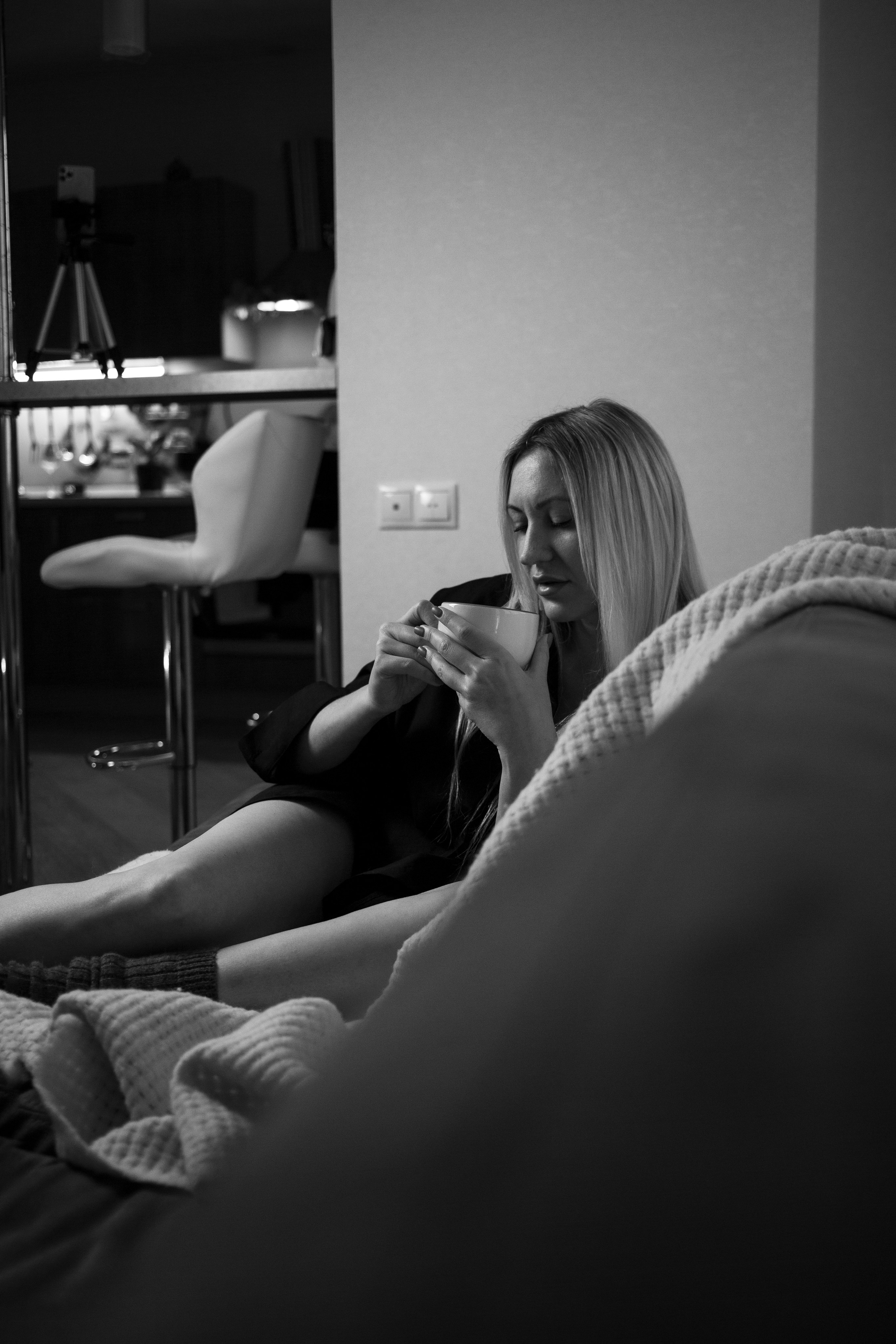 Юля (домашняя съемка). Женский портретный фотограф в Москве Анастасия Карпова