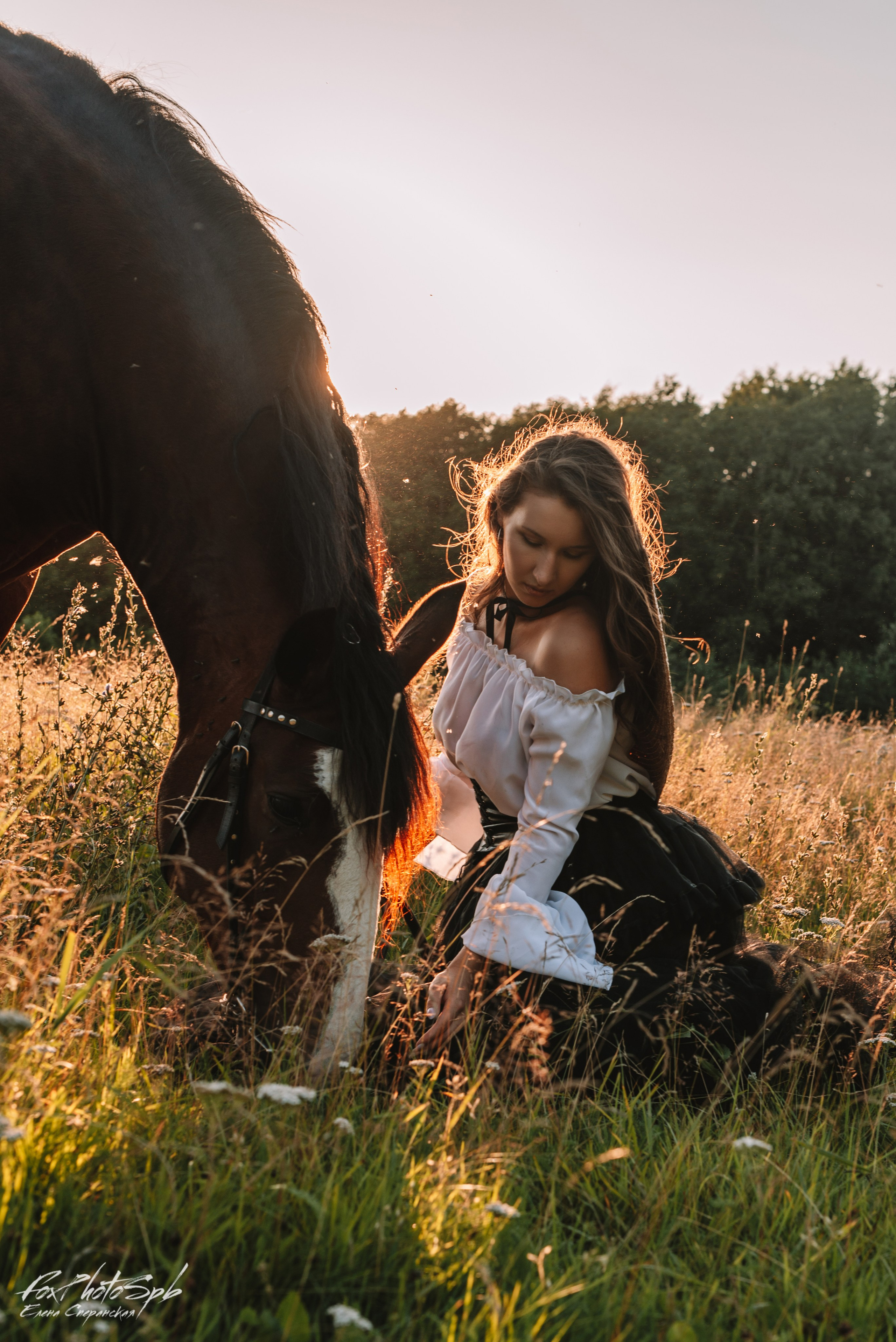 С лошадками. Фотограф в Санкт-Петербурге и Ленинградской области