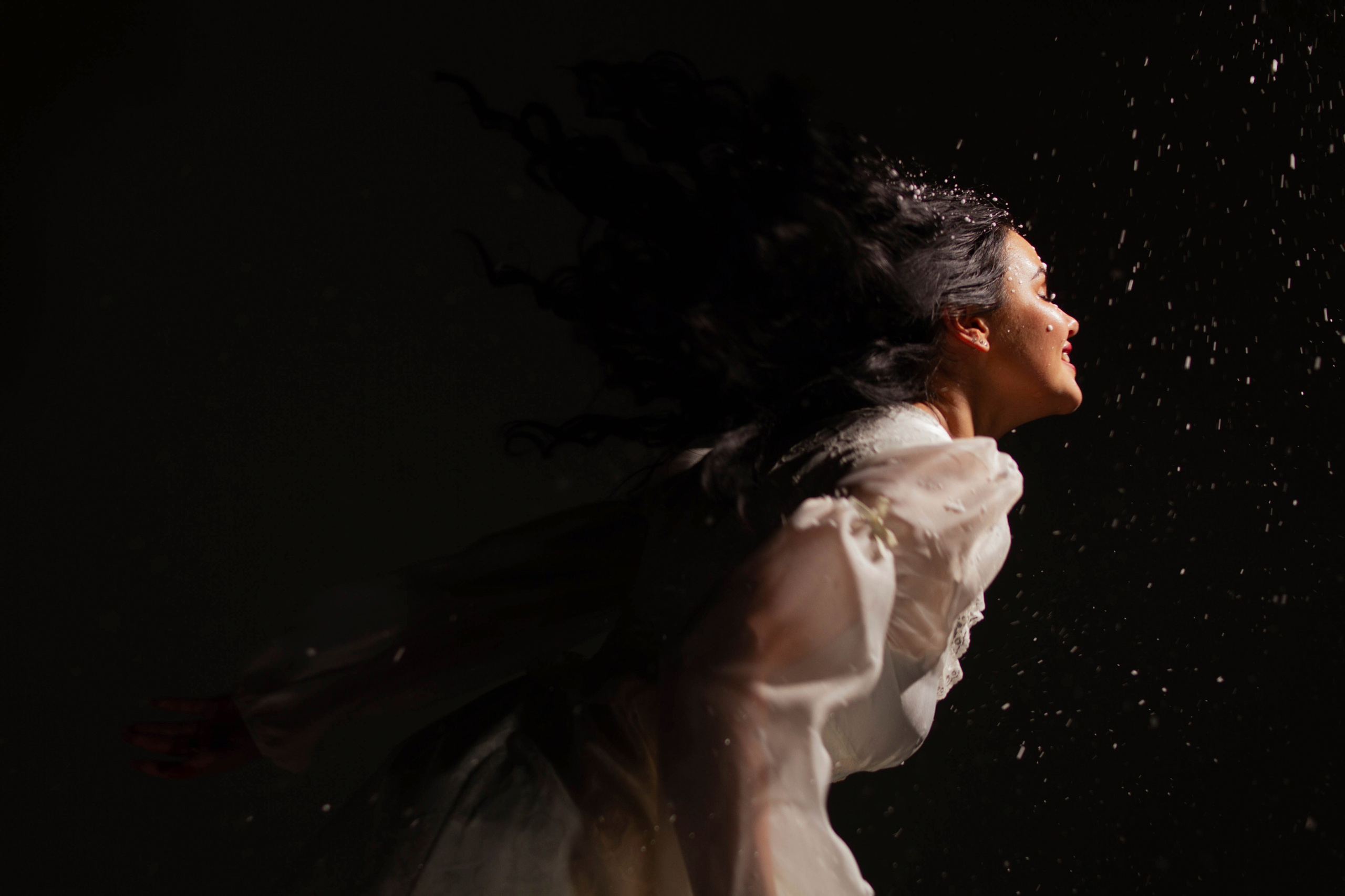 Снег в студии. Создадим шедевр? Виталина и её фотоискусство