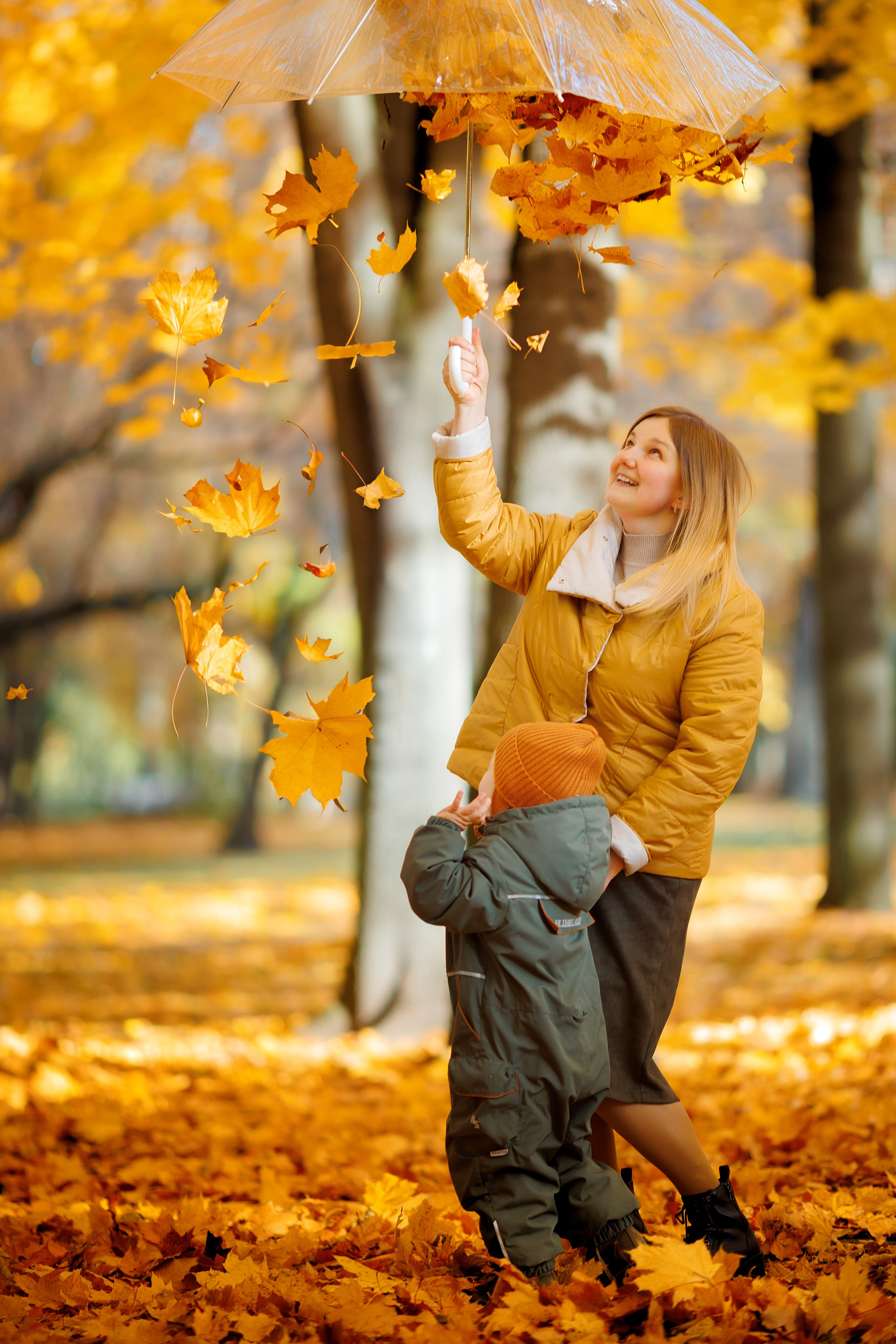 Осенняя фотосессия в парке