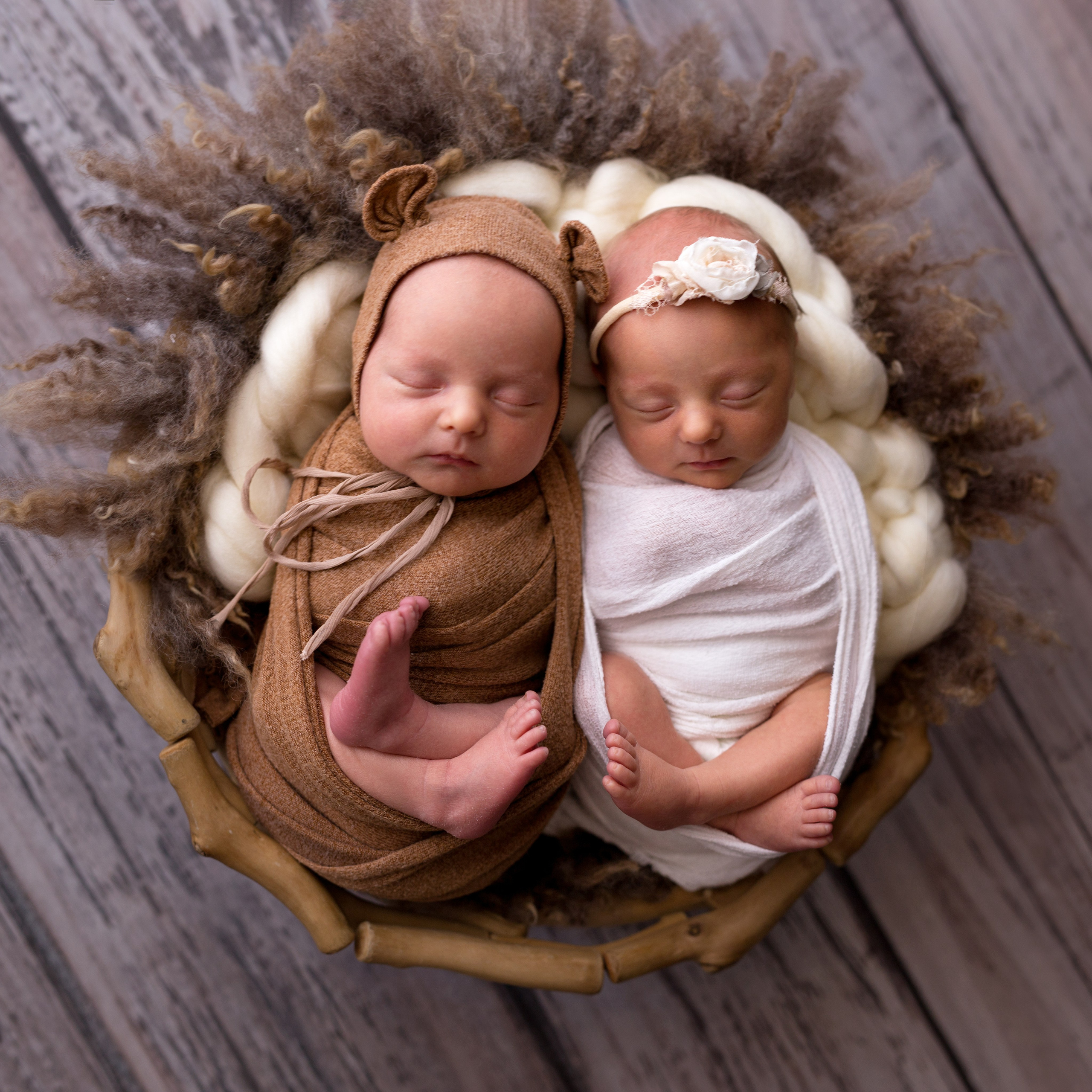 Newborn ДЕВОЧКИ. Фотограф новорожденных в Новосибирске