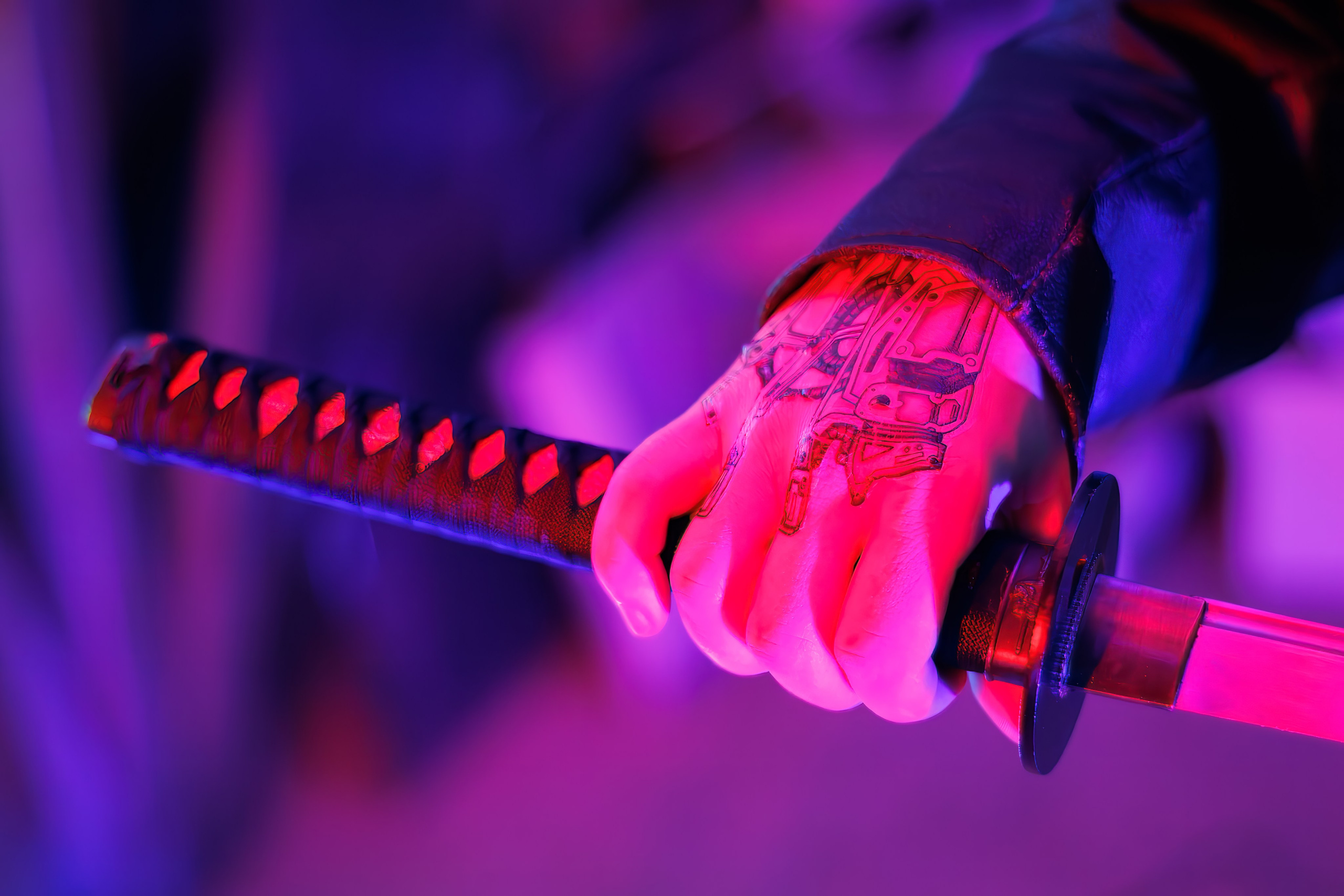 Фотосъёмка в стиле Киберпанк. Фотограф в Южно-Сахалинске Гусаков Евгений