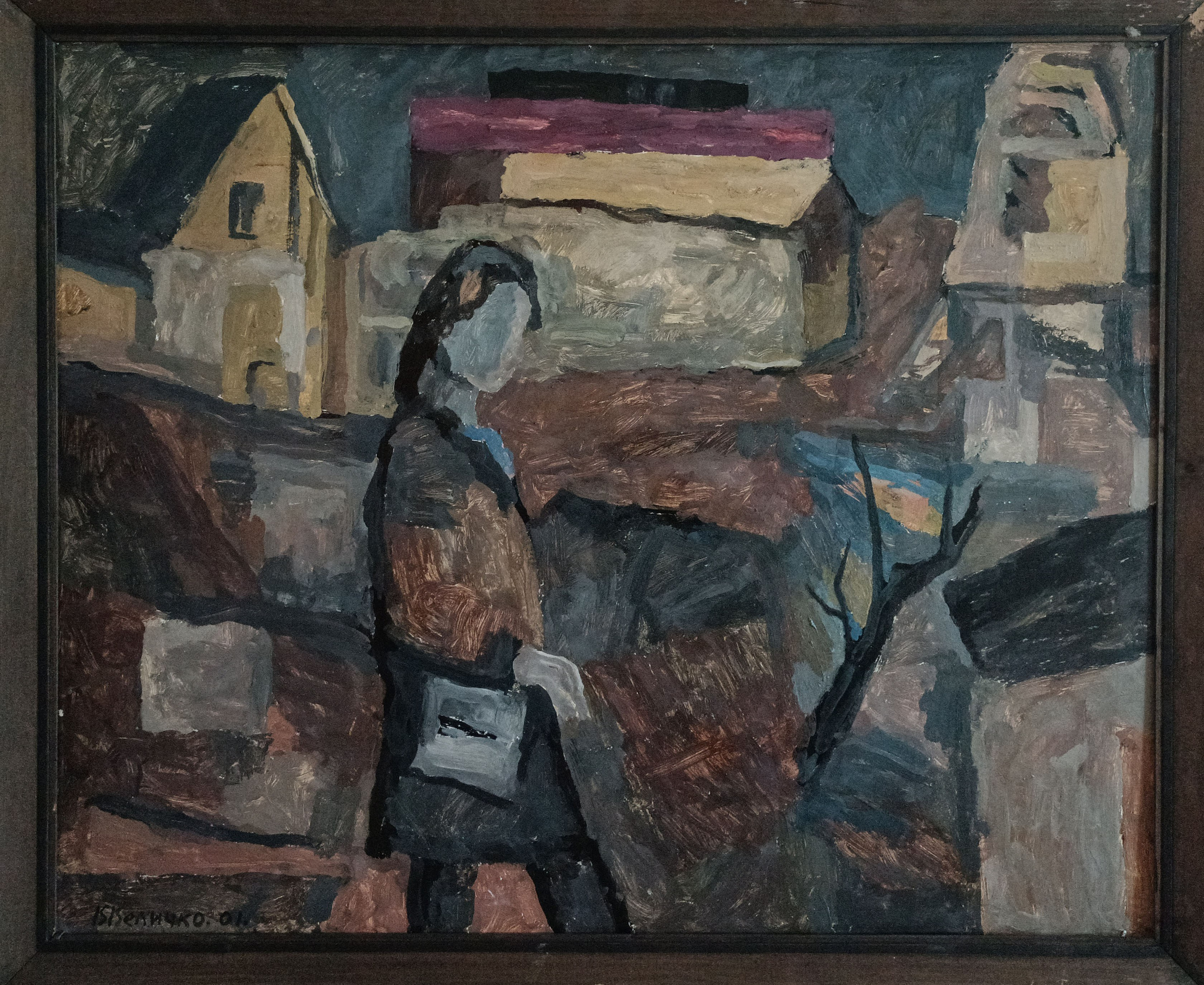 «Прохожая» 2001 год. Художник Величко Вадим Семёнович