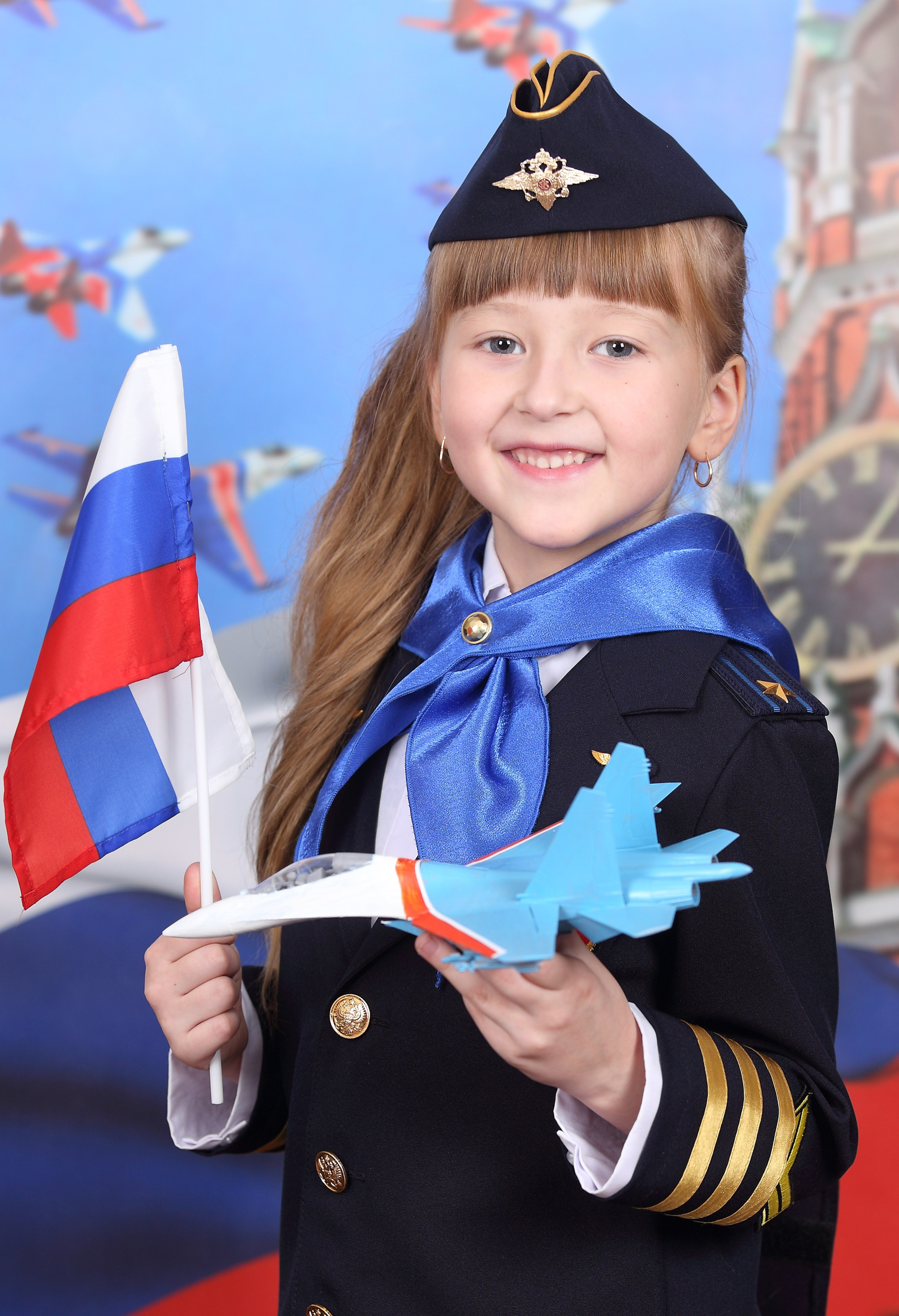 Военные лётчики. Детская выездная фотостудия