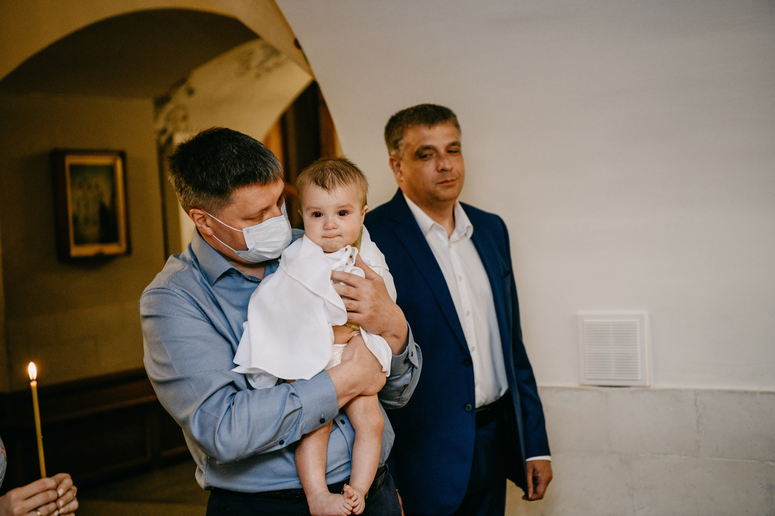 Крещение Александра. Фотограф на выписку из роддома в Москве и МО