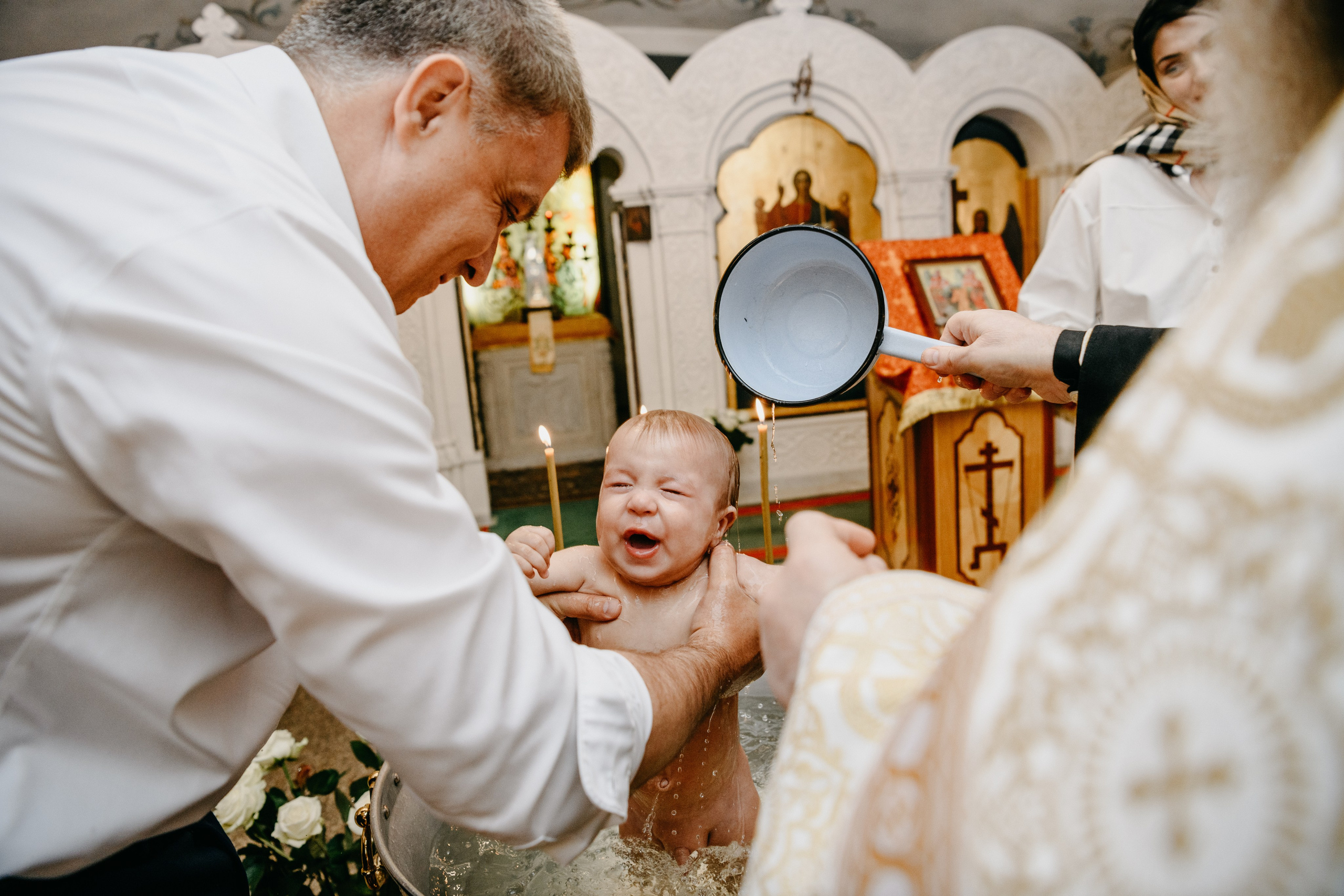 Крещение Александра. Фотограф на выписку из роддома в Москве и МО
