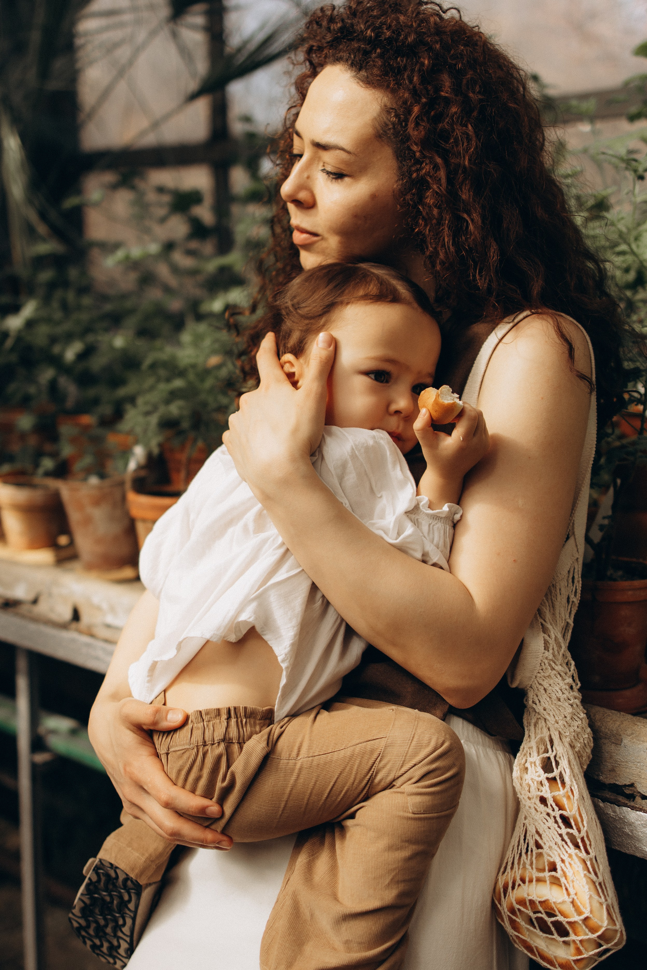 Прогулка по оранжерее. Семейный фотограф в Москве Ксения Аганина