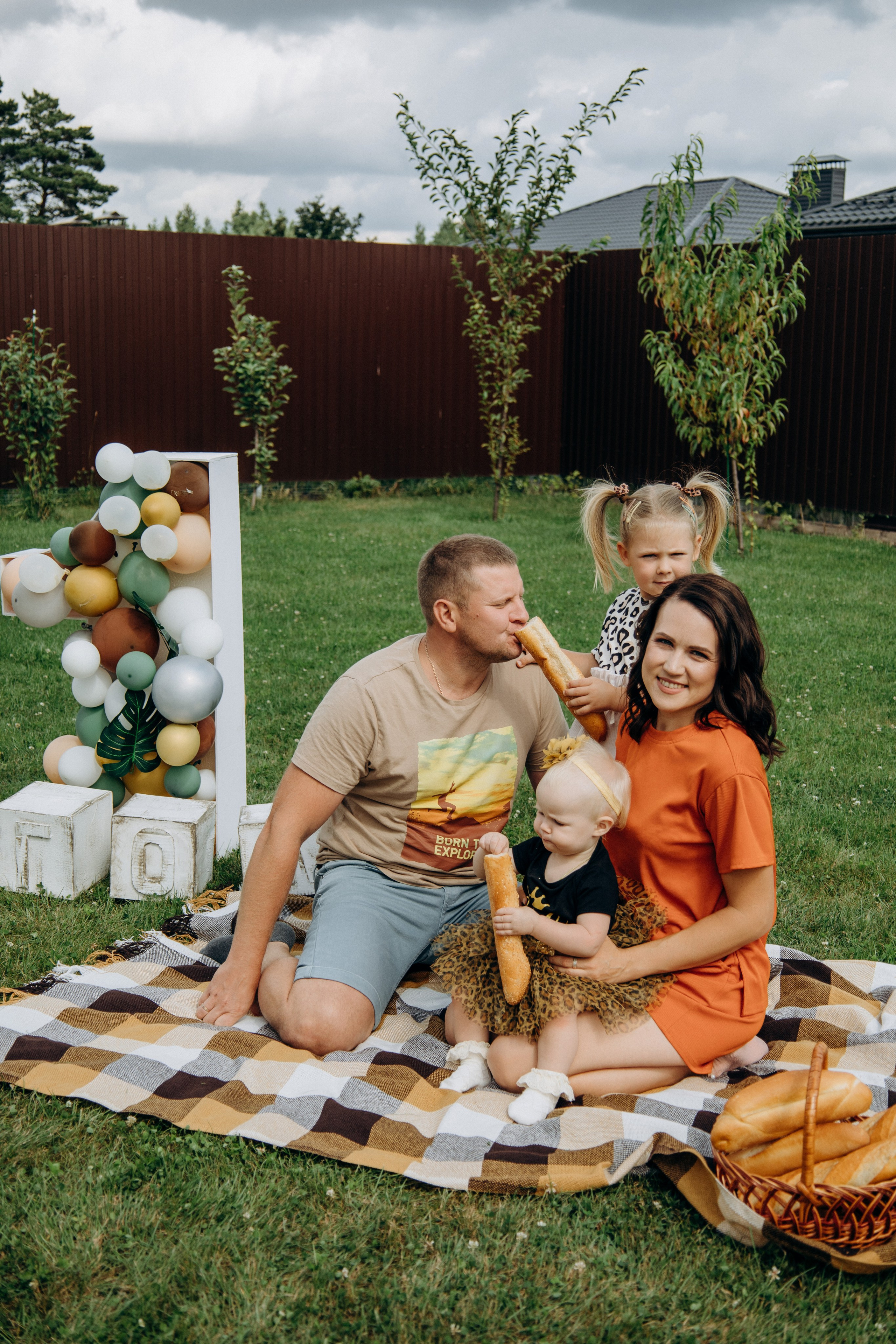 Хрустящие батоны и крошка Милана. Портретный и семейный фотограф в Воронеже Ксения Ремизова