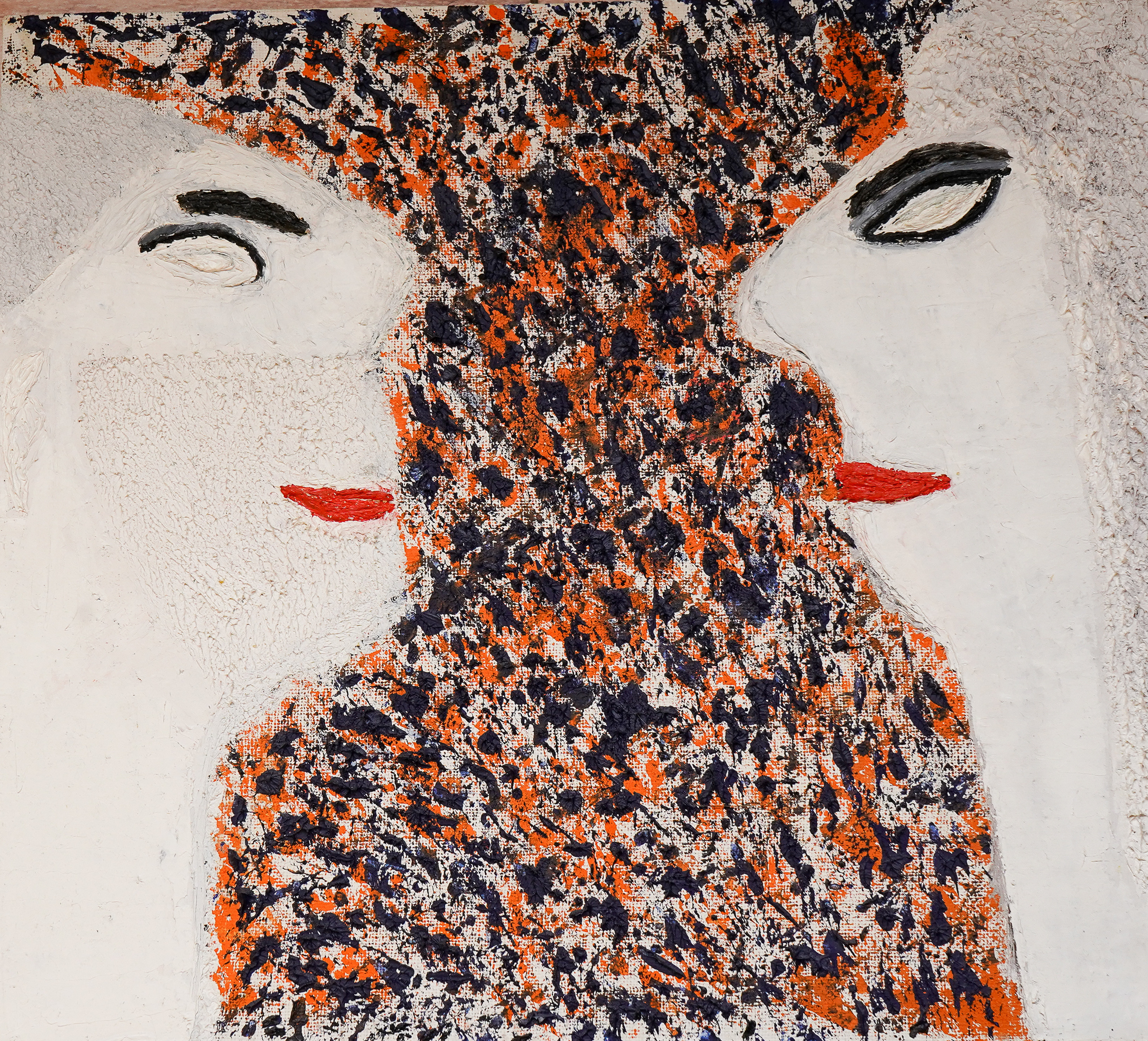 "Сомнения". Холст, масло. Серия "Внутренняя буря". 50х45