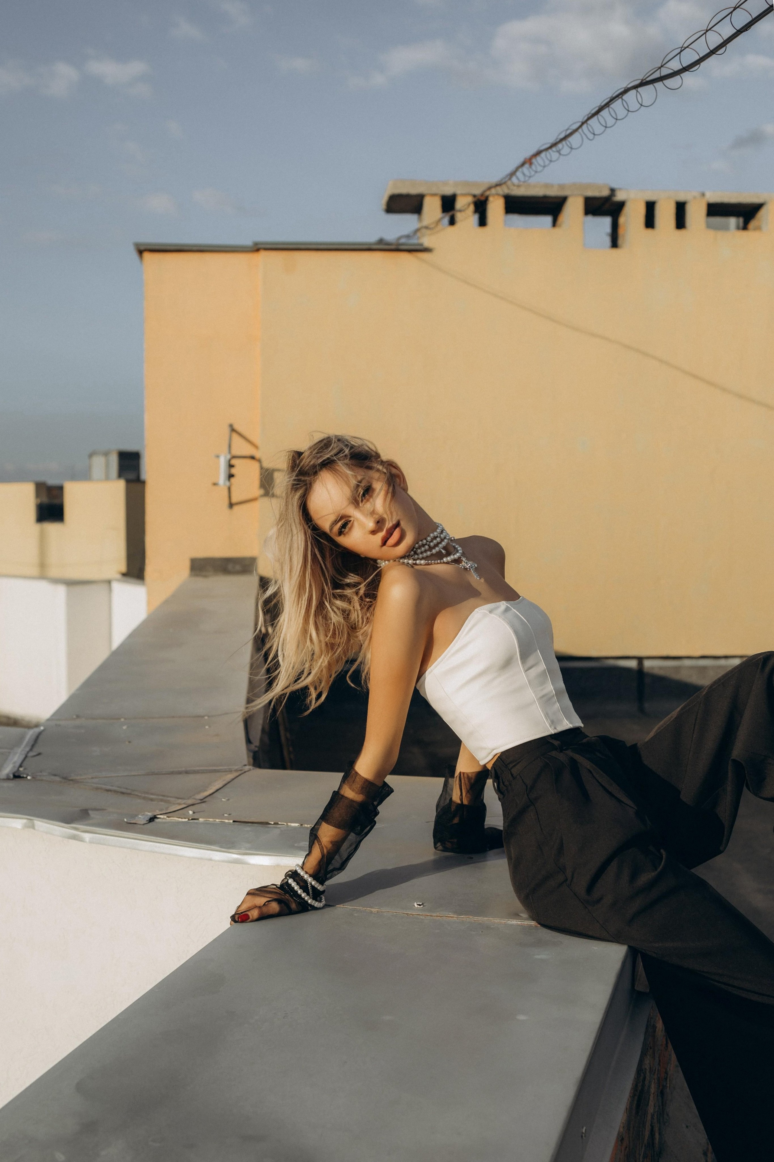 Сабина. На крыше. Фотограф Ксения Железникова