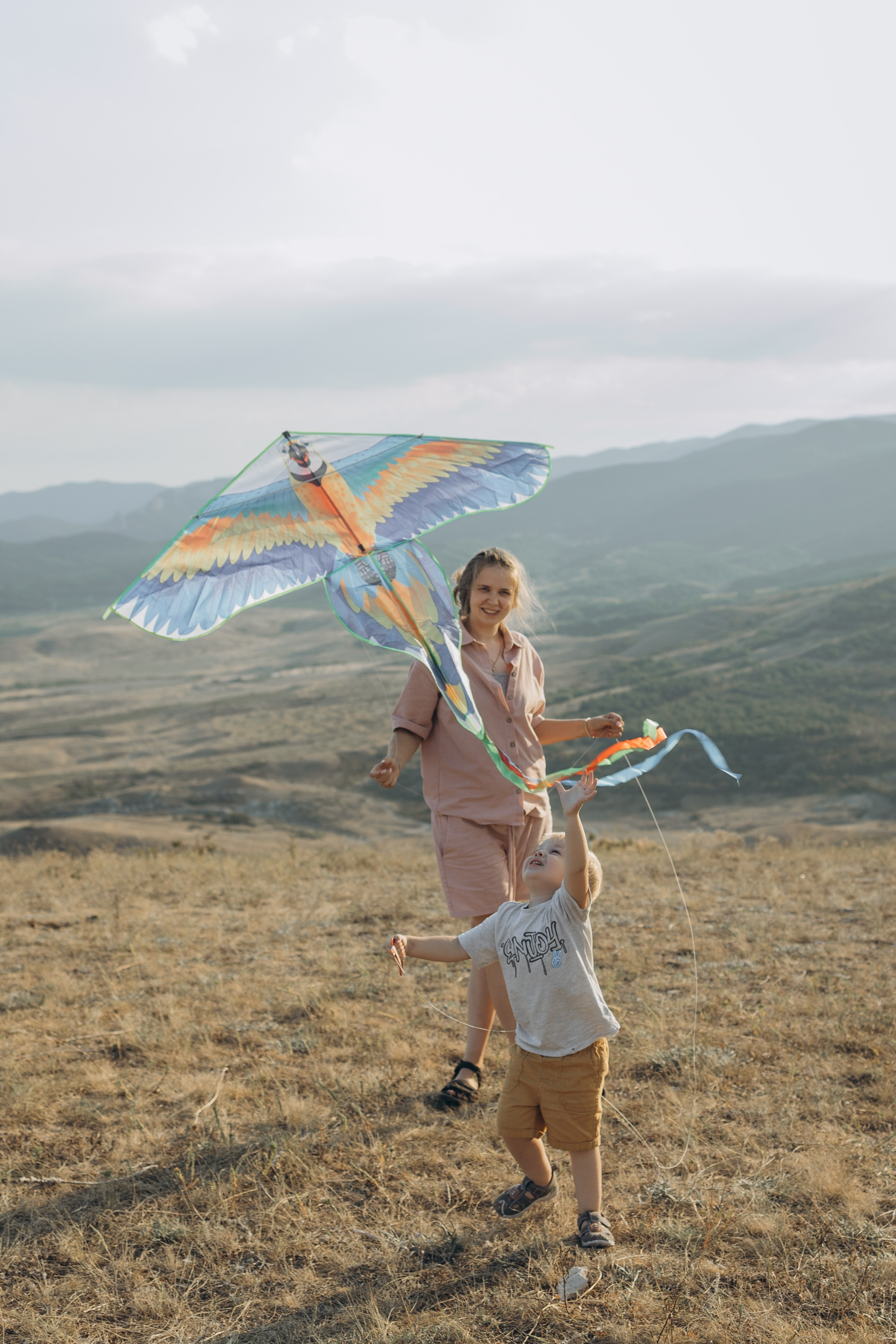 Воздушный змей. Семейный фотограф в Москве Виктория Ястребинская