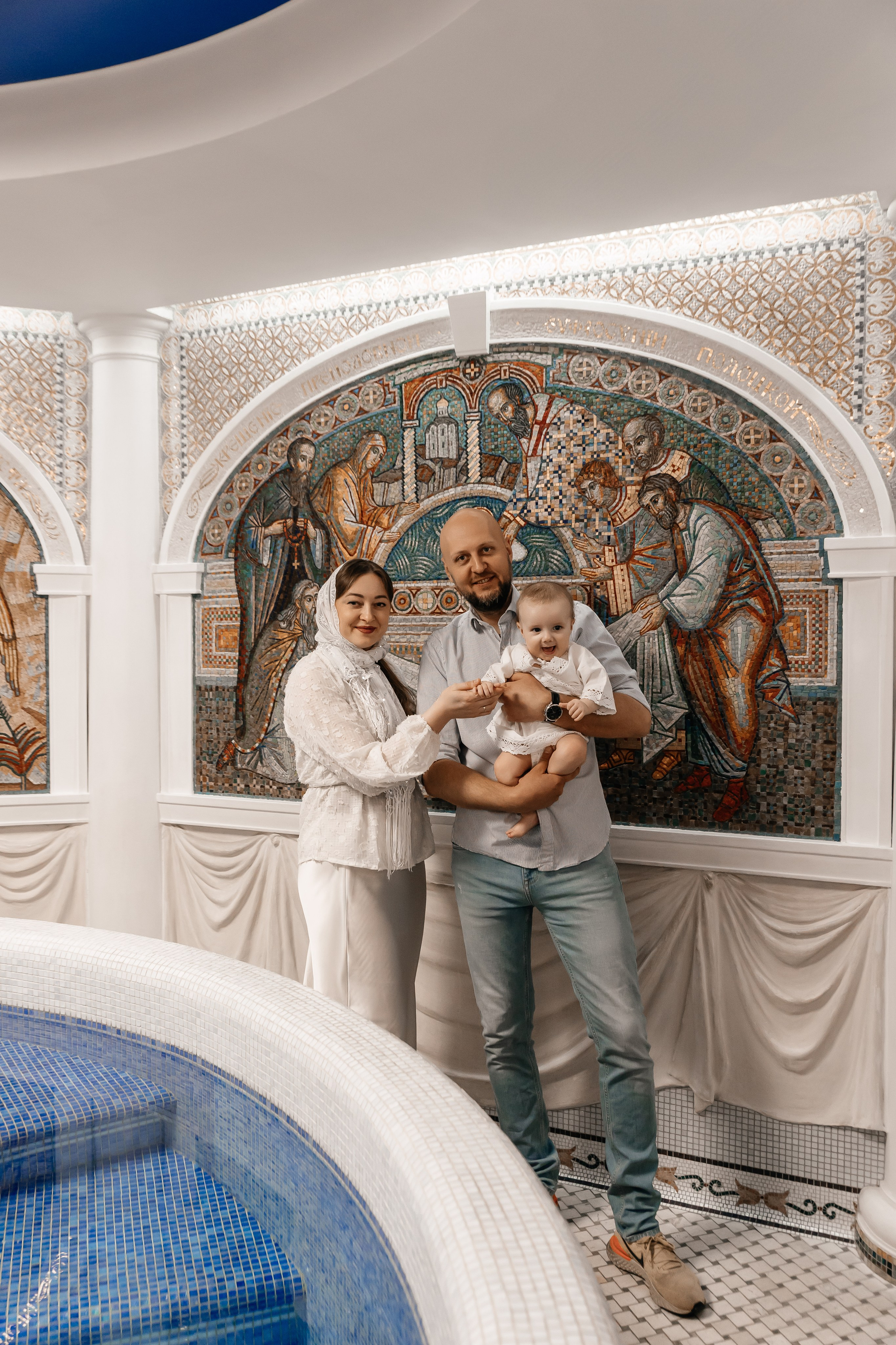 Крещение Леона. Семейный фотограф Минск Усова Ольга