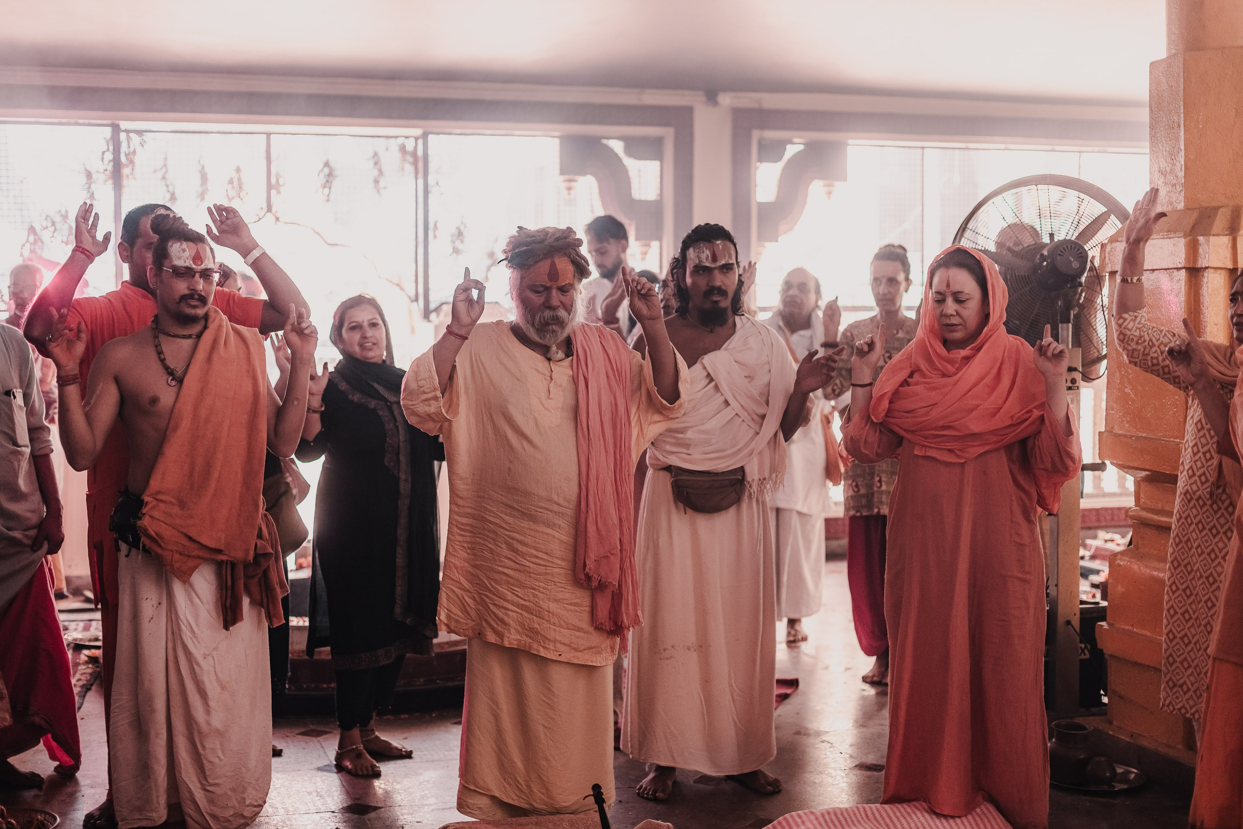 Navaratri yajna at Devraha Baba Ji ashram. Мариам Багдасарян