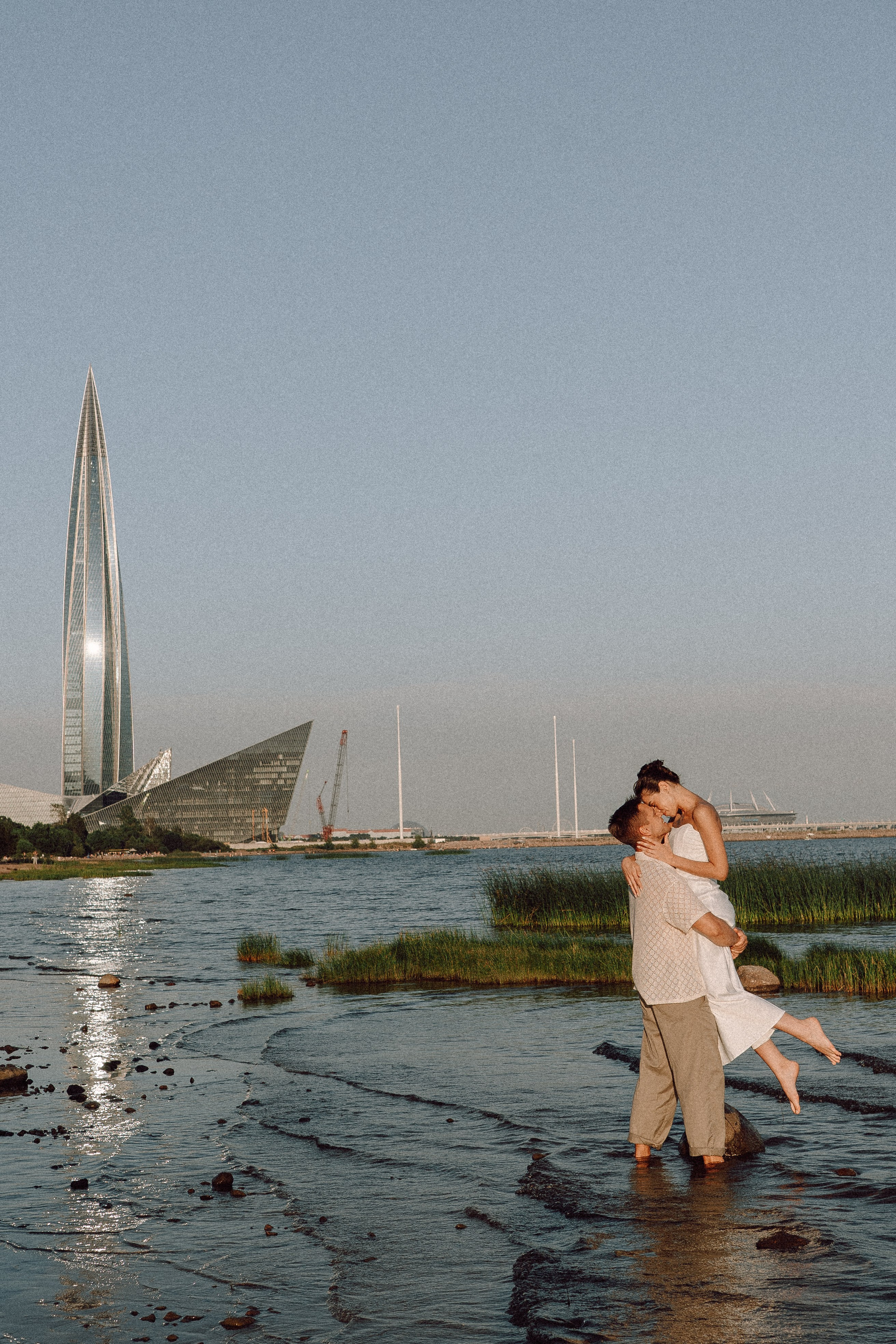 СВАДЕБНАЯ ФОТОСЕССИЯ ВЫЕЗДНОЙ ЦЕРЕМОНИИ (ФИНСКИЙ ЗАЛИВ). Профессиональный фотограф, Санкт-Петербург — Виктория Богомолова