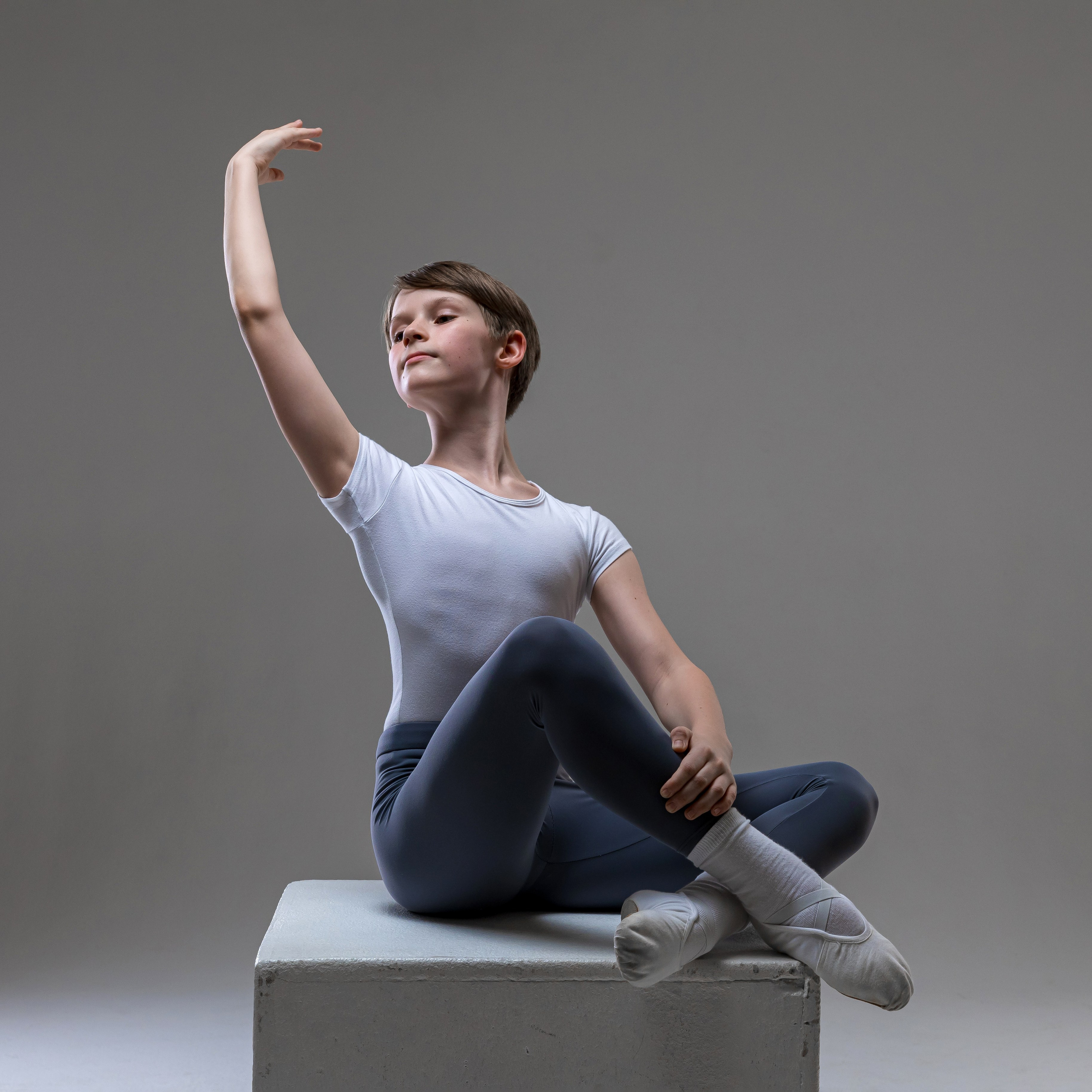 Балетная съёмка на белой циклораме и фонах. Балетный фотограф Алина Ханько — Душа Балета