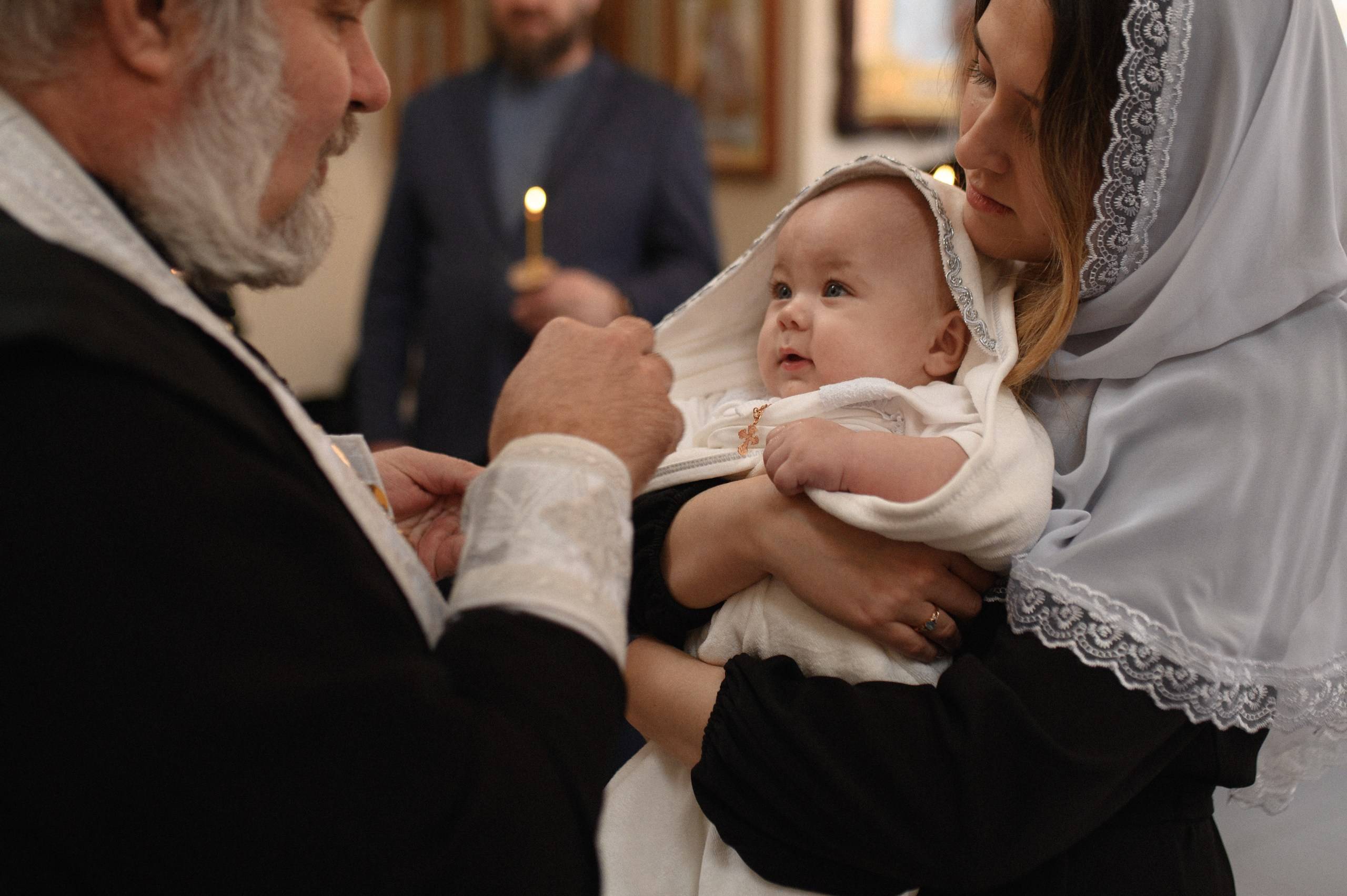 Крещение Марка. Портретный и репортажной фотограф Алексей Волков. Москва, Оренбург