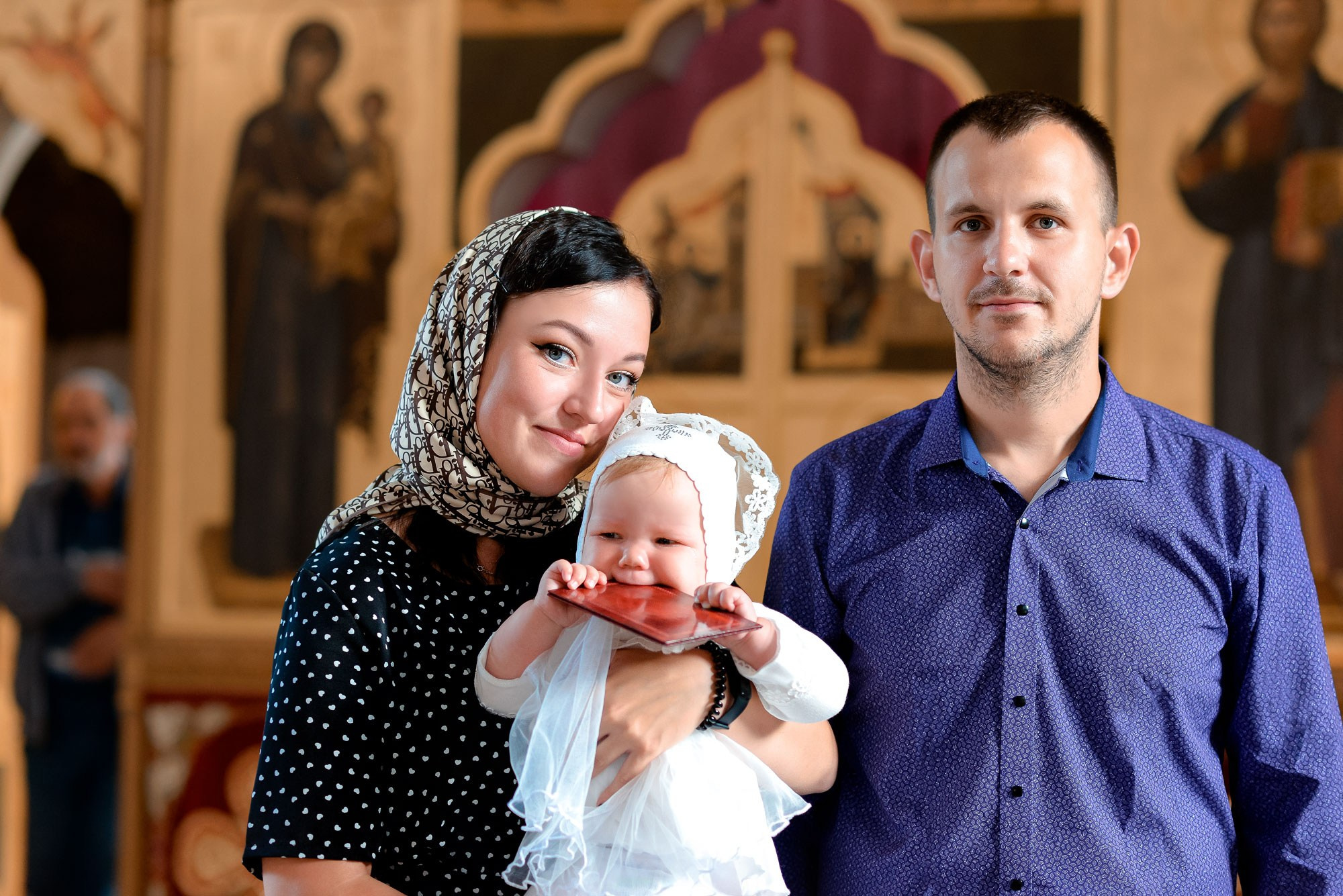 Крещение Настеньки в соборе Петра и Павла. Семейный фотограф на выписку из роддома и крещение Минск Настя Гришук