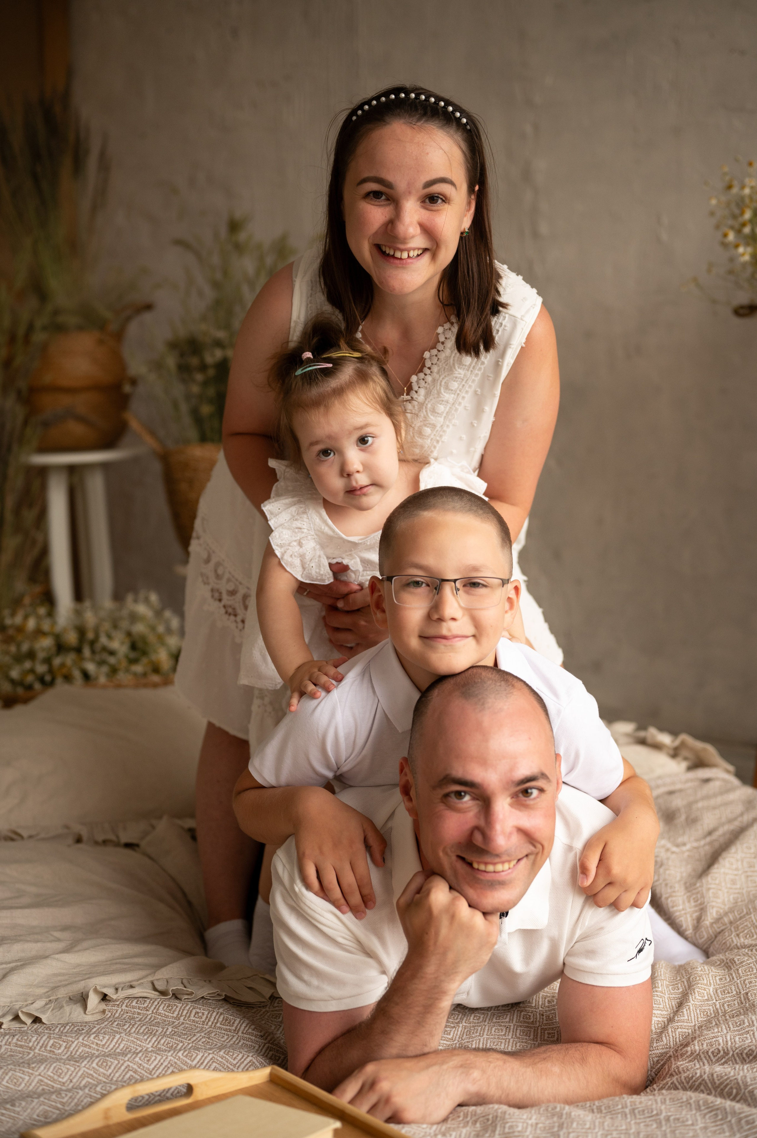 Семейная съемка в фотостудии «Воздух». Фотограф новорожденных, семейный детский в Тюмени Татьяна Морозова