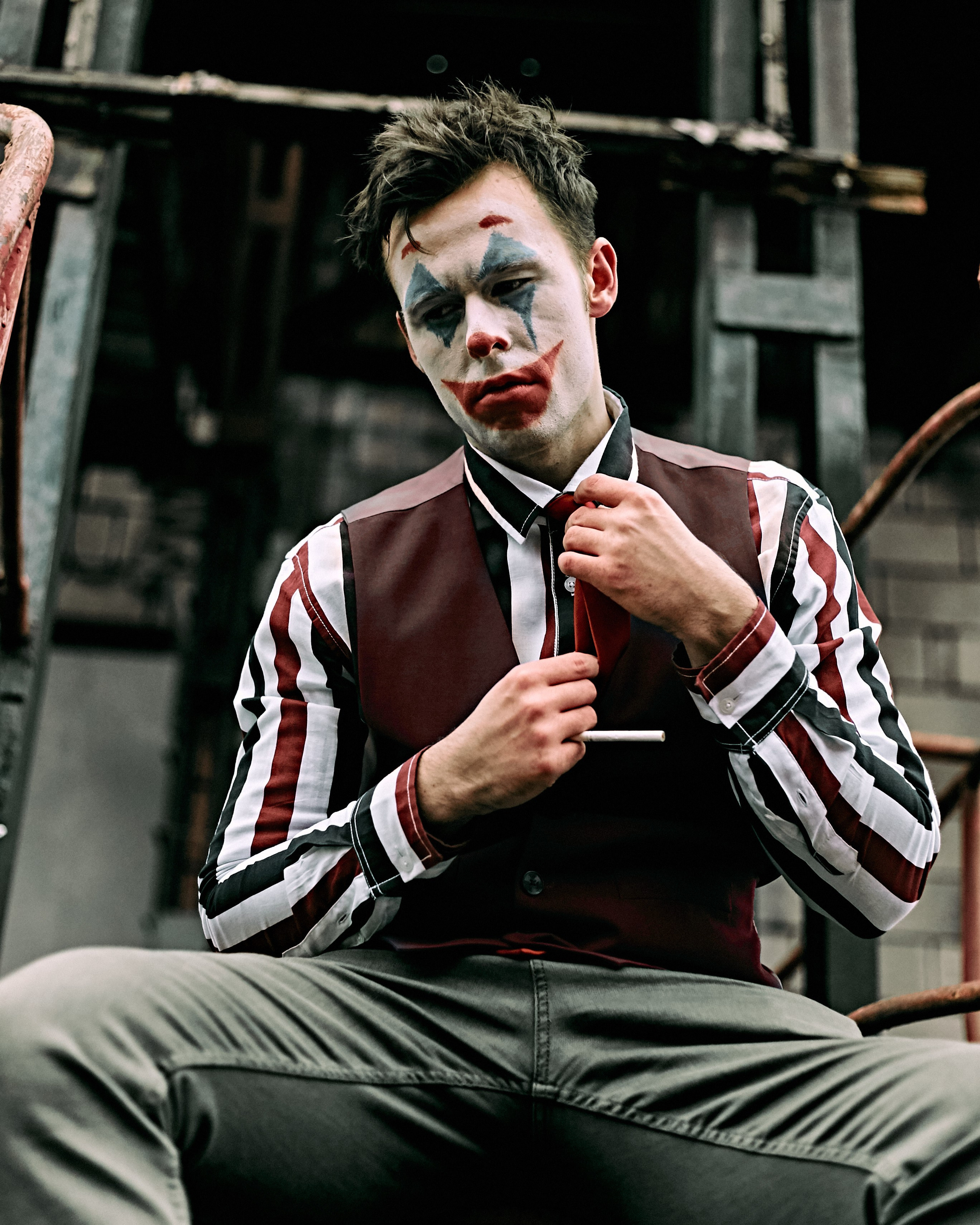 Никита Тюльков в образе Джокера. Визажист в Москве Виктория Шевченко
