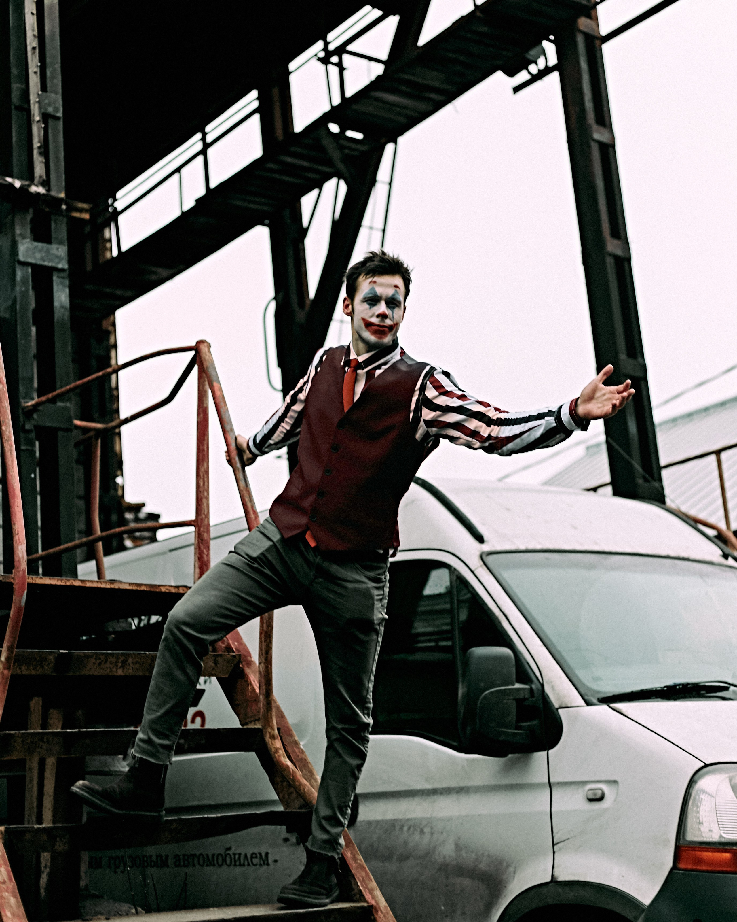 Никита Тюльков в образе Джокера. Визажист в Москве Виктория Шевченко