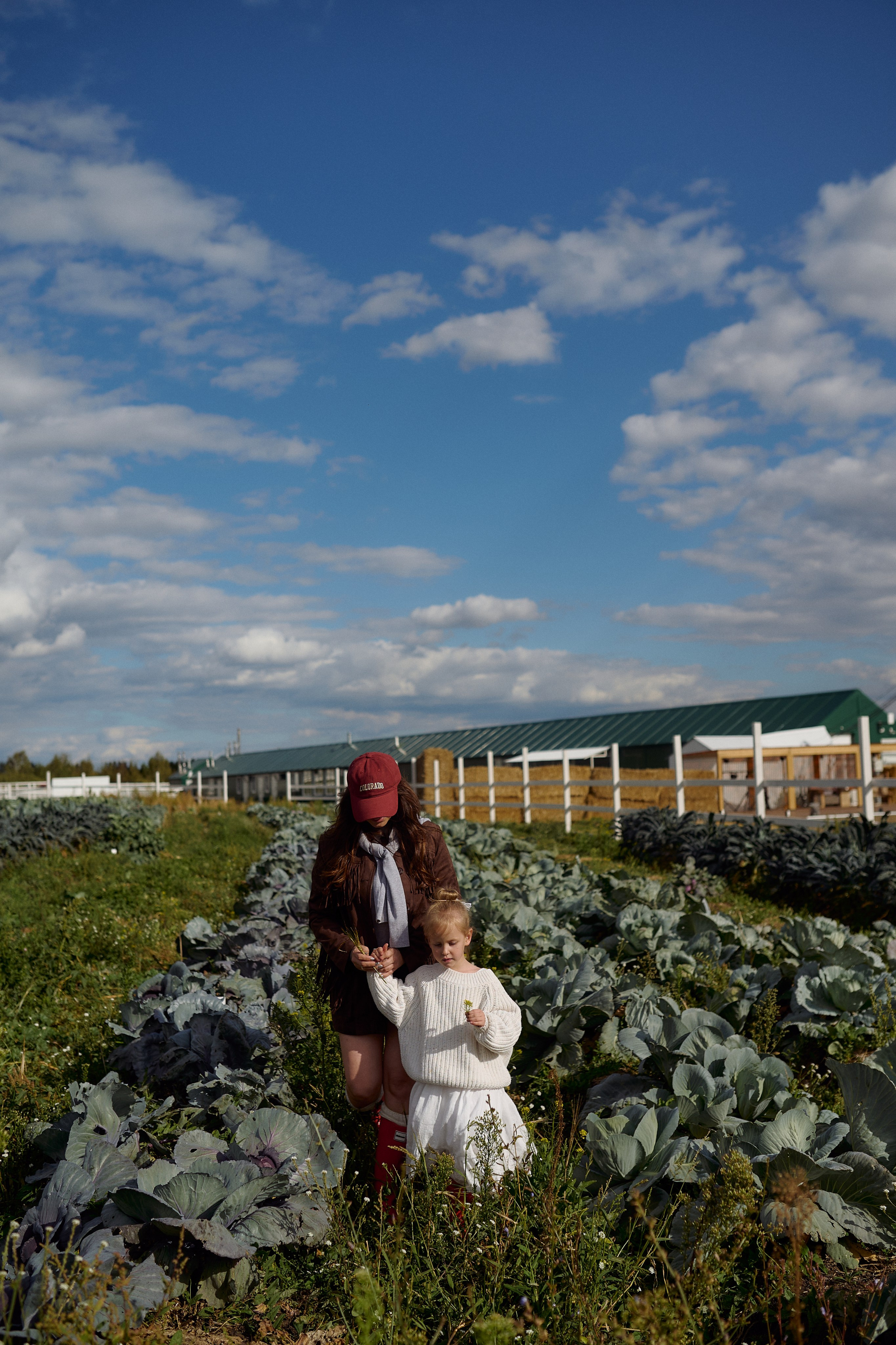 Кристина и Ариша на ферме. Семейный и свадебный lifestyle-фотограф в Москве Мария Петрова