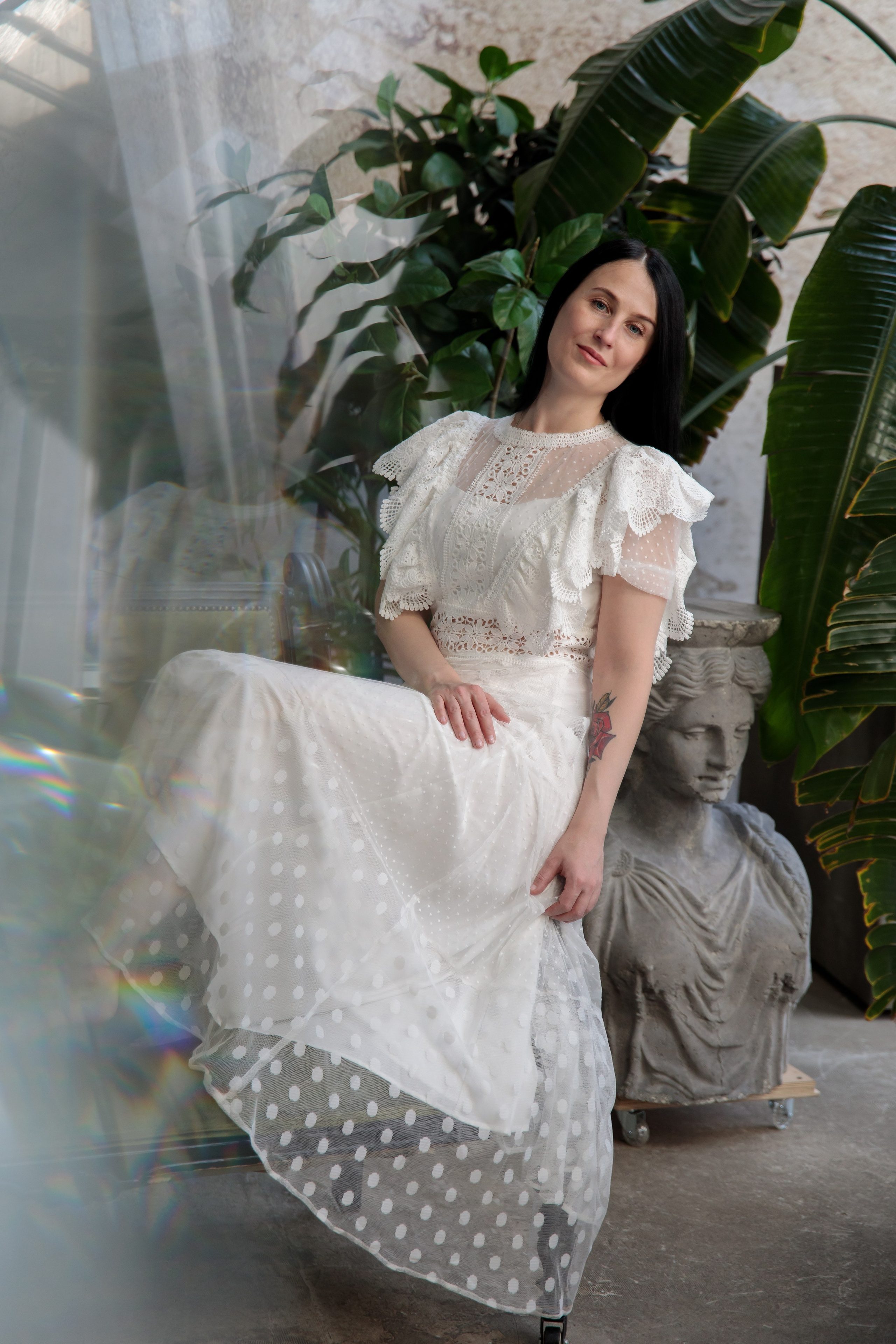 Ольга. Оранжерея. Фотограф в Москве Надуева Татьяна. Женский портрет, детский портрет, с