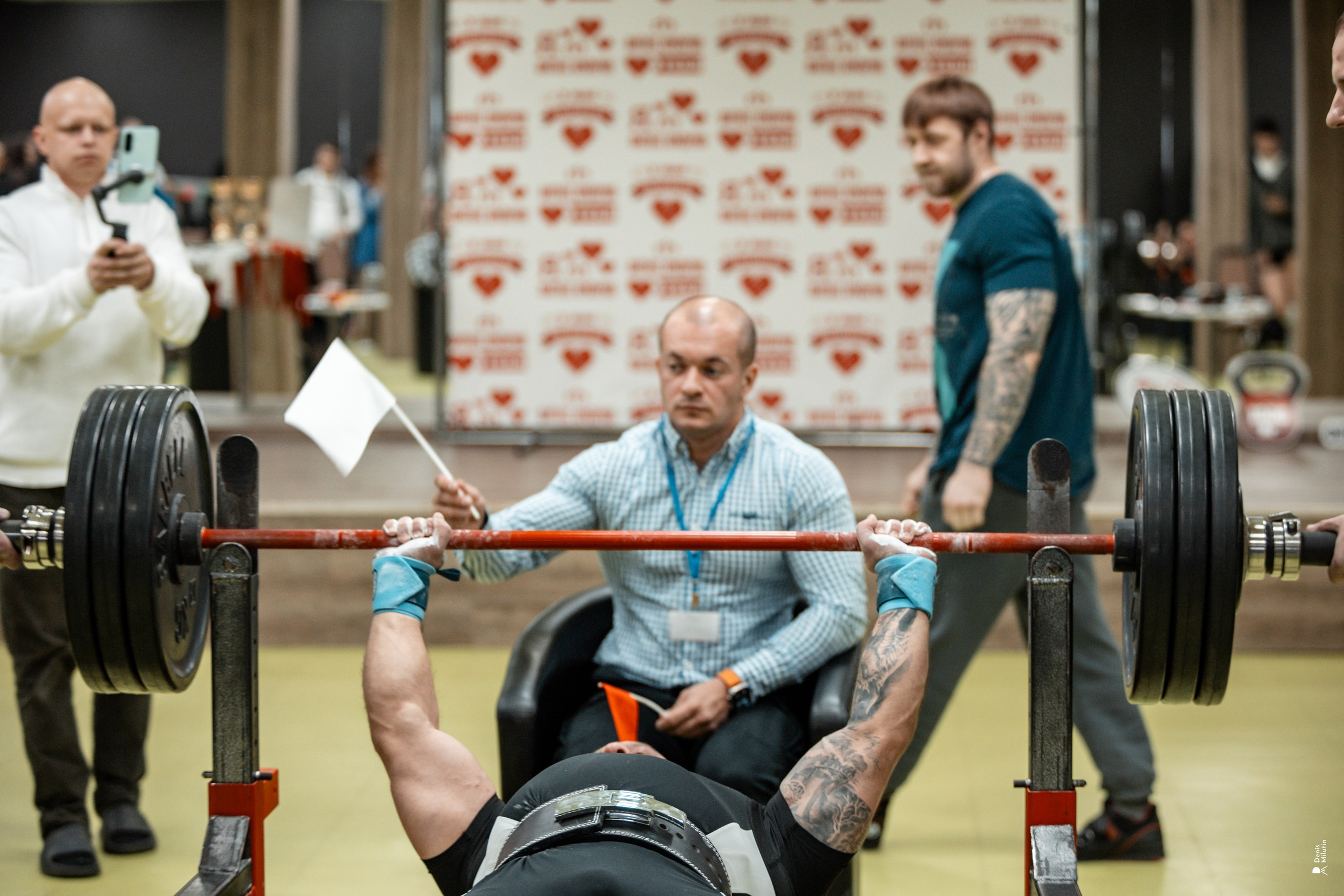 Турнир по жиму лёжа. Портретный фотограф Денис Милютин
