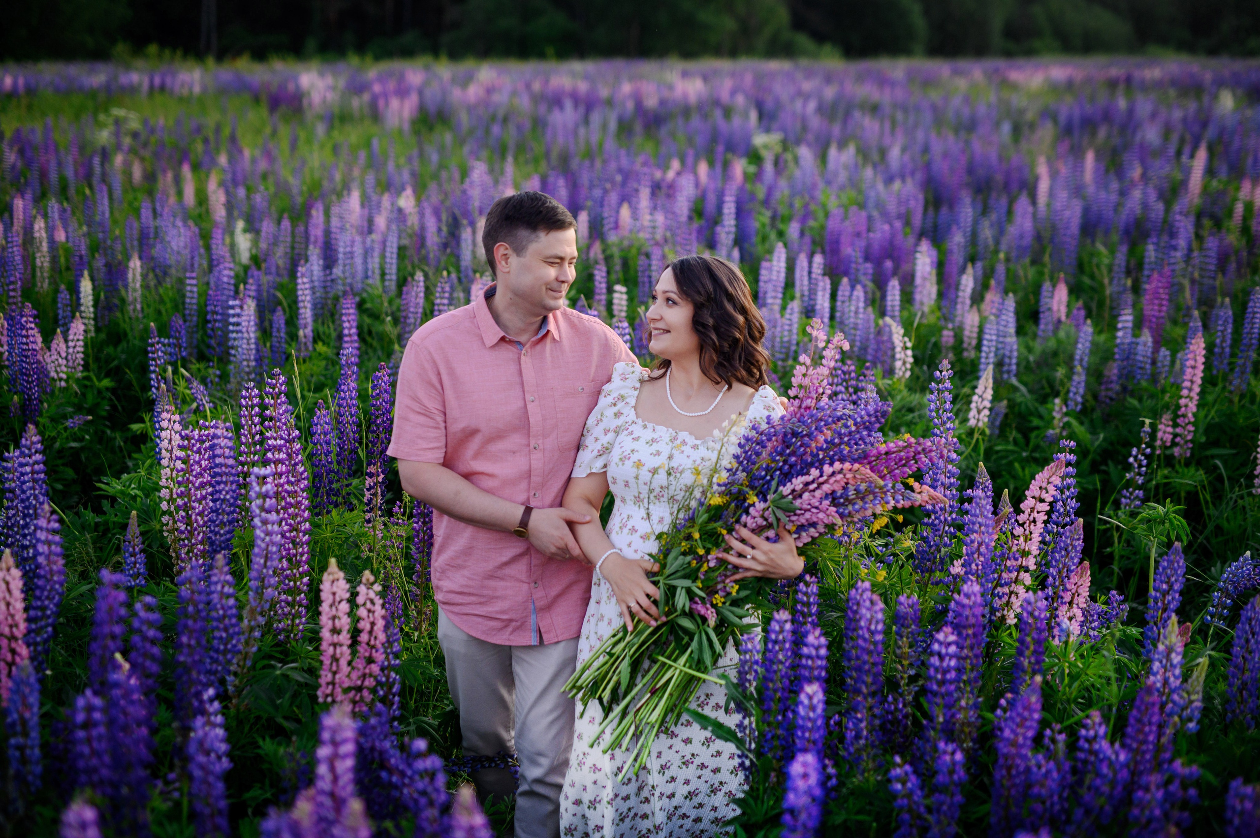 Люпиновое счастье. Портретный, семейный и свадебный фотограф в Санкт-Петербурге и в Пушкине Ширяев Денис